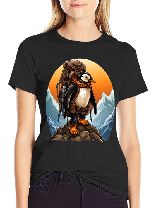 Penguin Hiker Graphic Tee - Adventure Ready