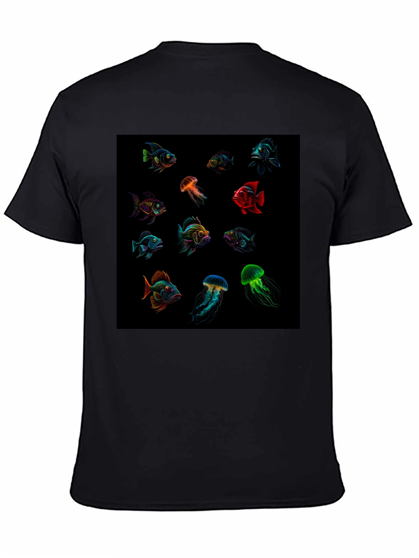 Aquatic Life Graphic T-Shirt
