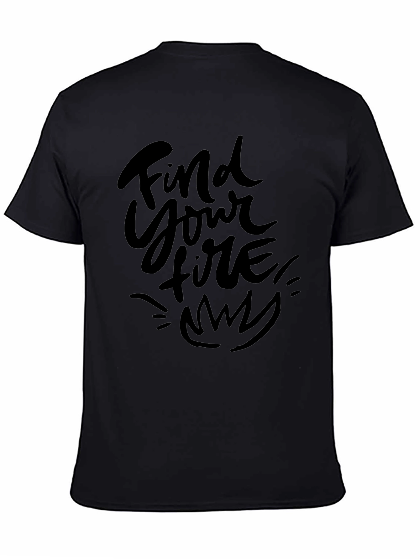 Find Your Fire Black Graphic Tee