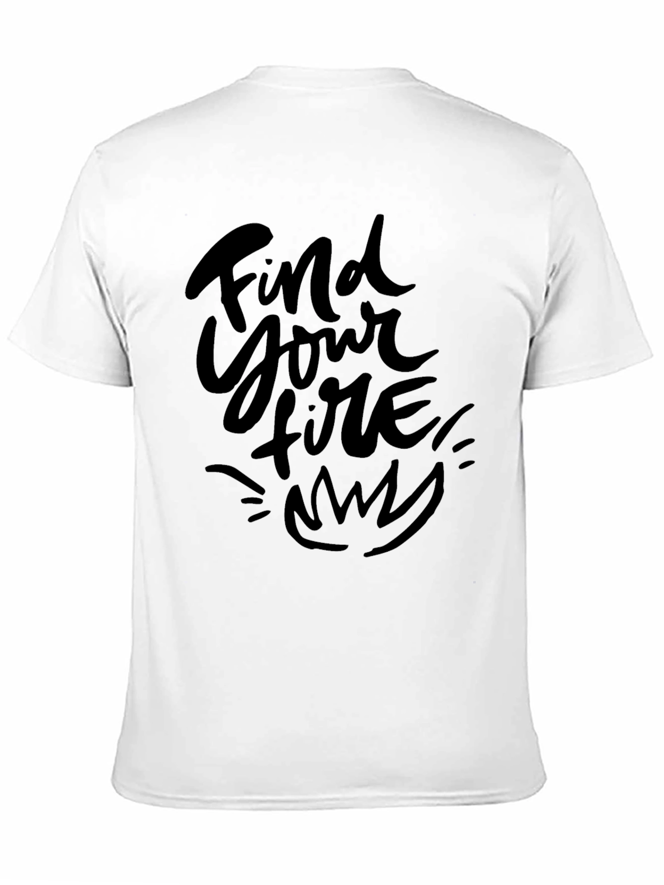 Find Your Fire Black Graphic Tee