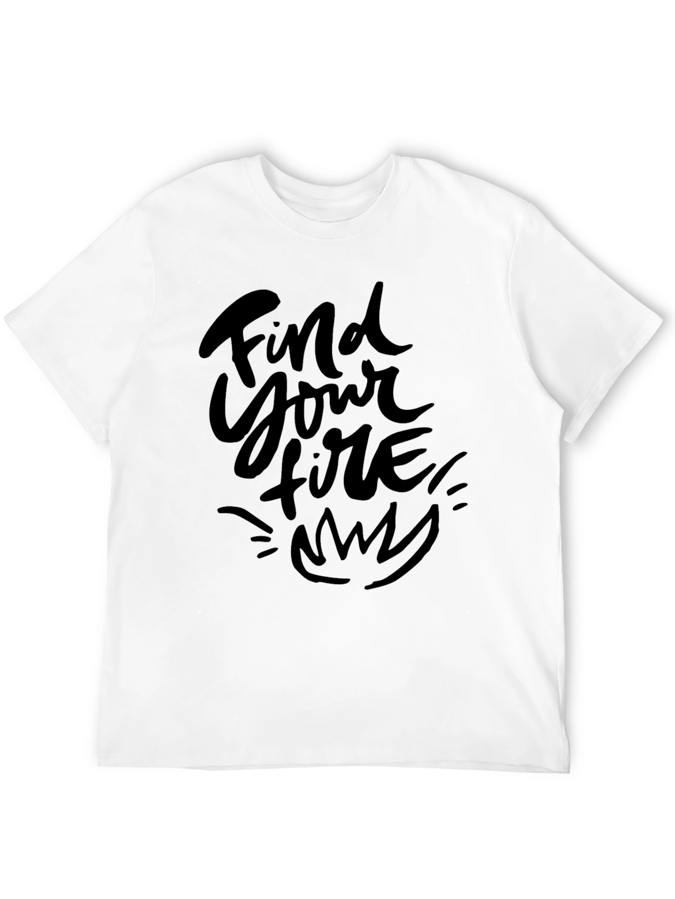 Find Your Fire Black Graphic Tee