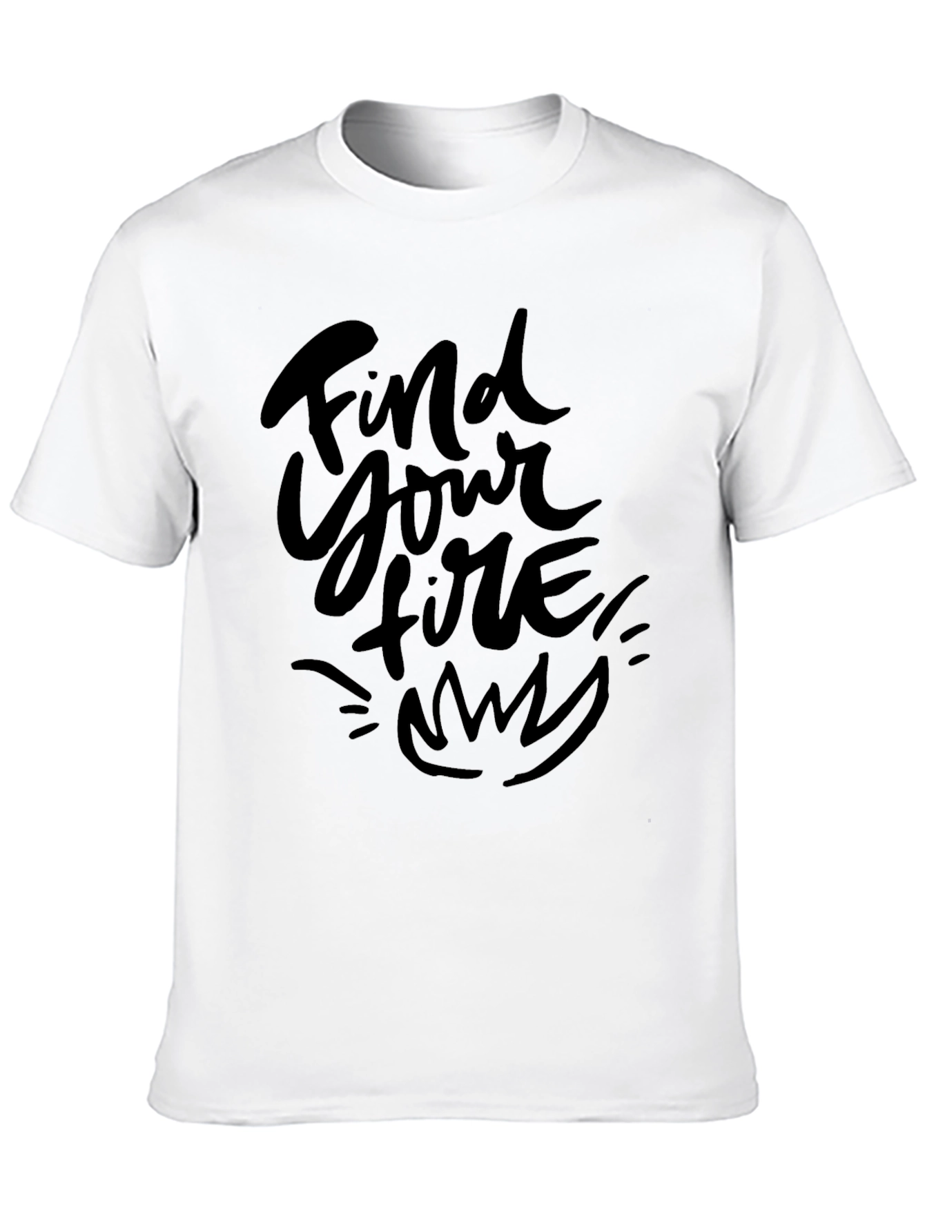 Find Your Fire Black Graphic Tee