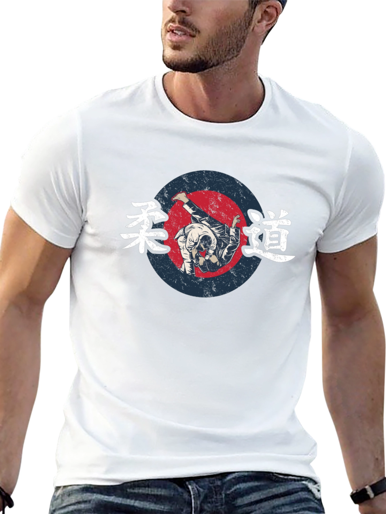 Judo Throw Graphic Black T-Shirt