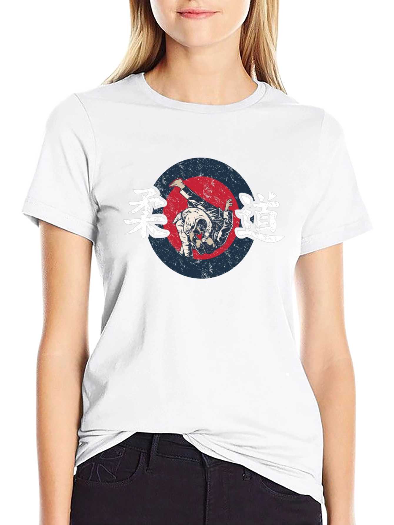 Judo Throw Graphic Black T-Shirt