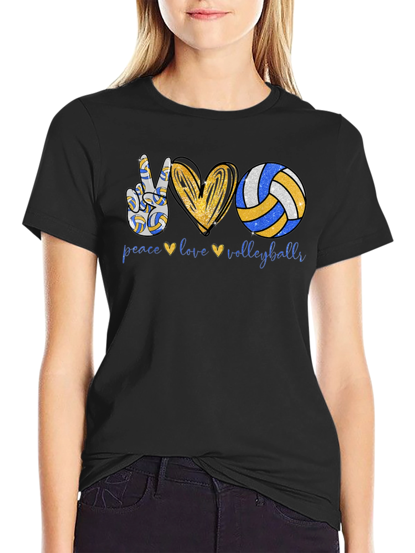 Peace Love Volleyball T-Shirt