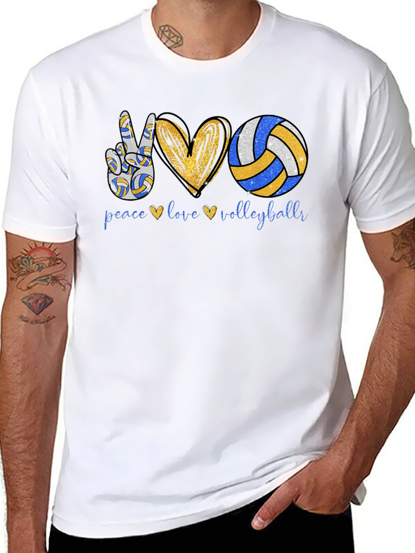 Peace Love Volleyball T-Shirt