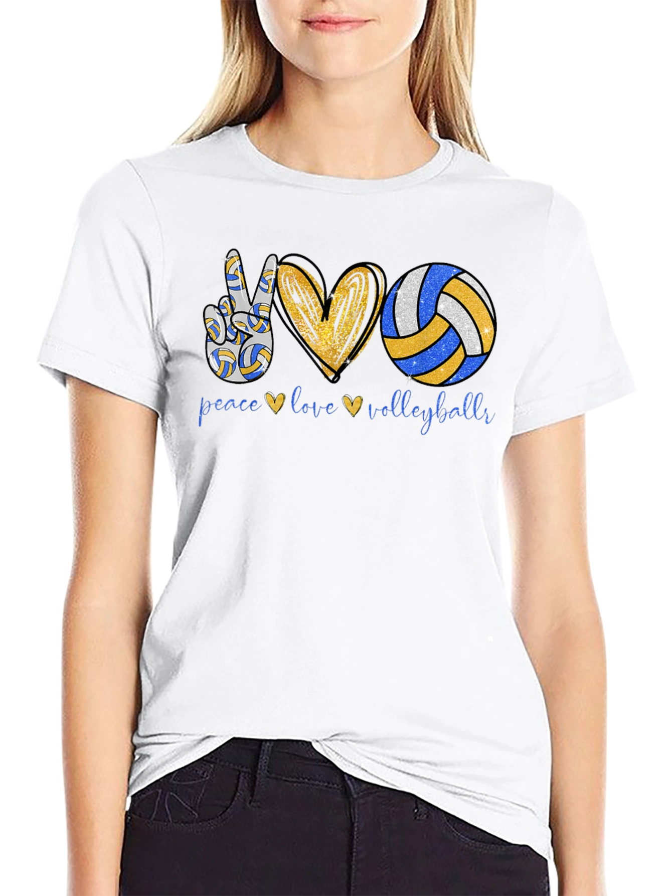 Peace Love Volleyball T-Shirt