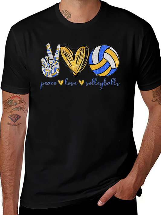 Peace Love Volleyball T-Shirt