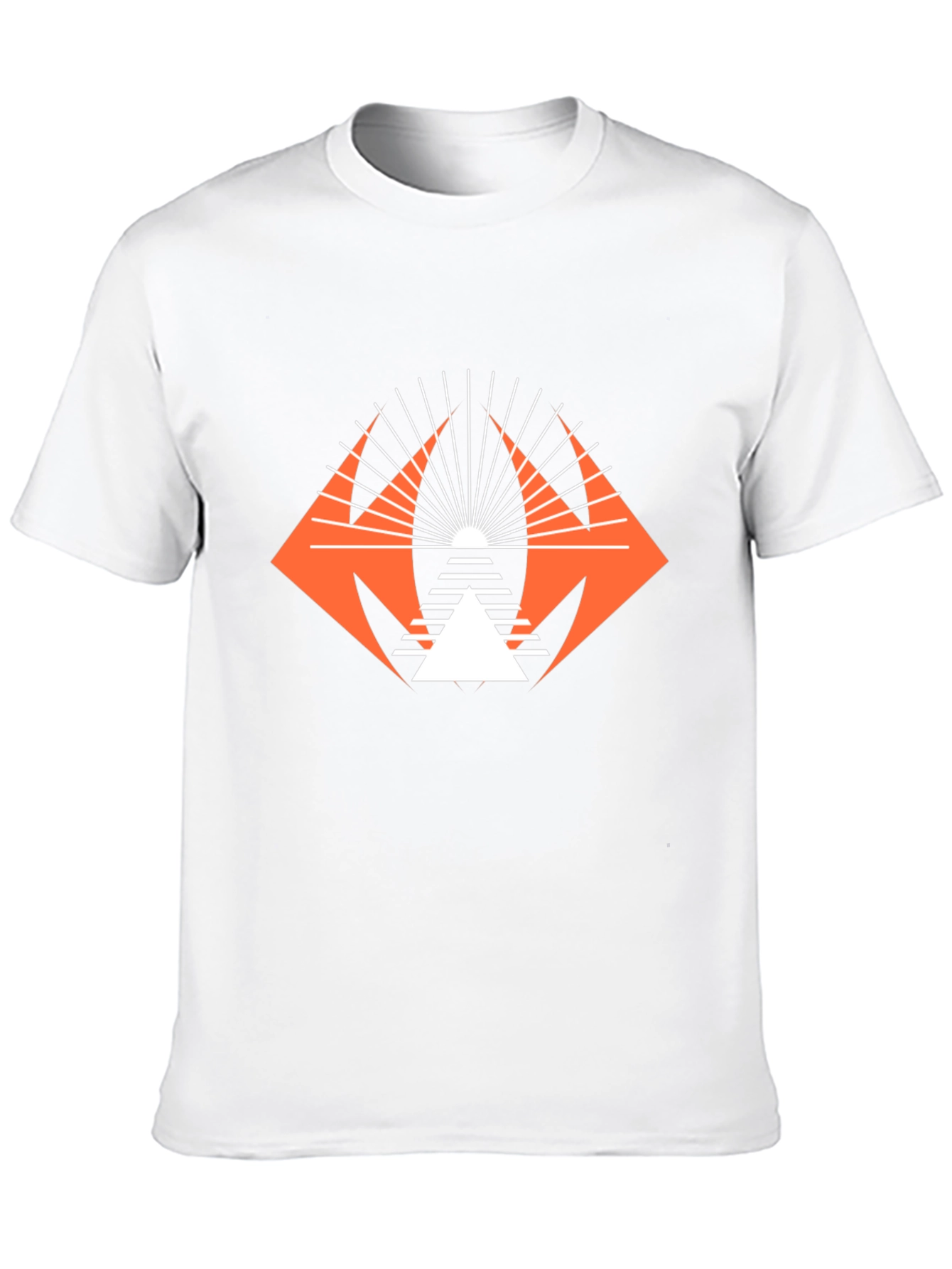 Geometric Graphic Tee - Modern Streetwear