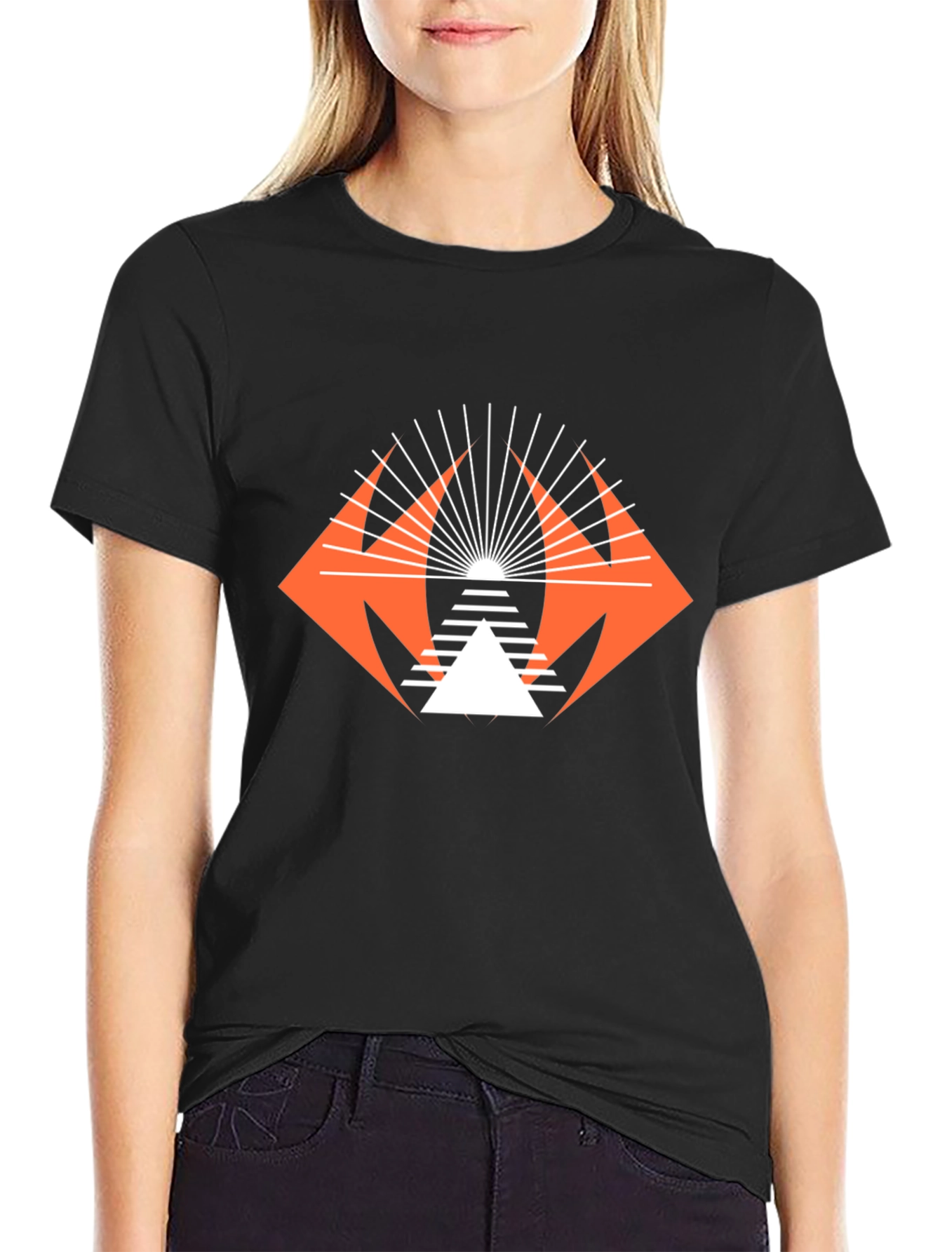 Geometric Graphic Tee - Modern Streetwear