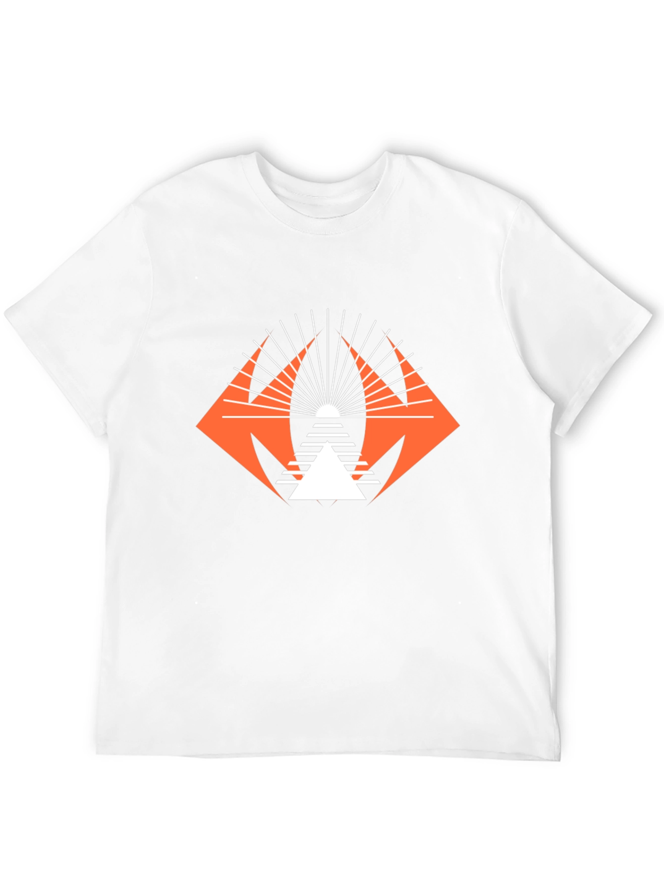 Geometric Graphic Tee - Modern Streetwear