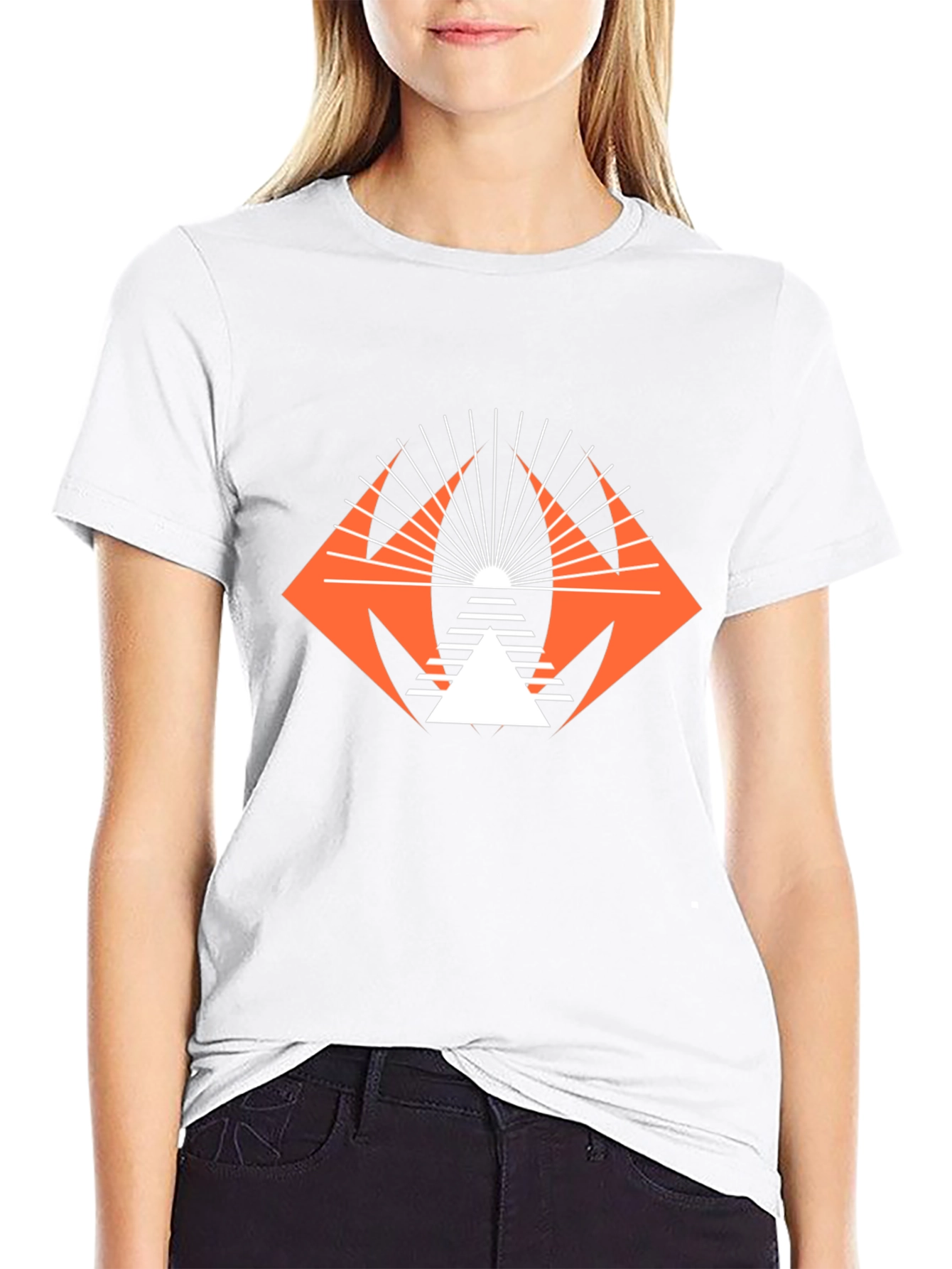 Geometric Graphic Tee - Modern Streetwear