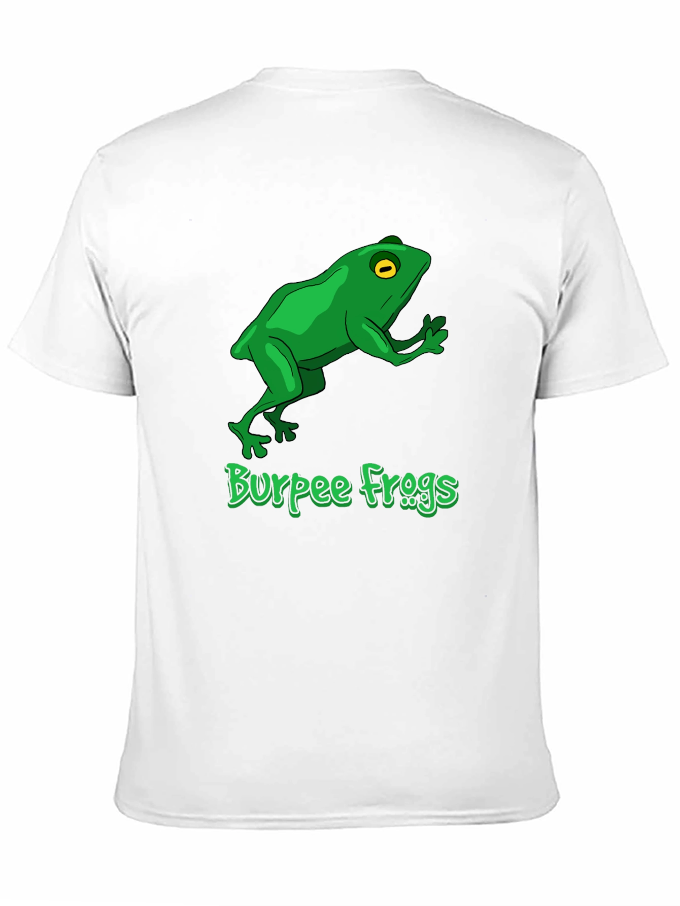 Burpee Frogs Graphic Tee - Black Cotton T-Shirt