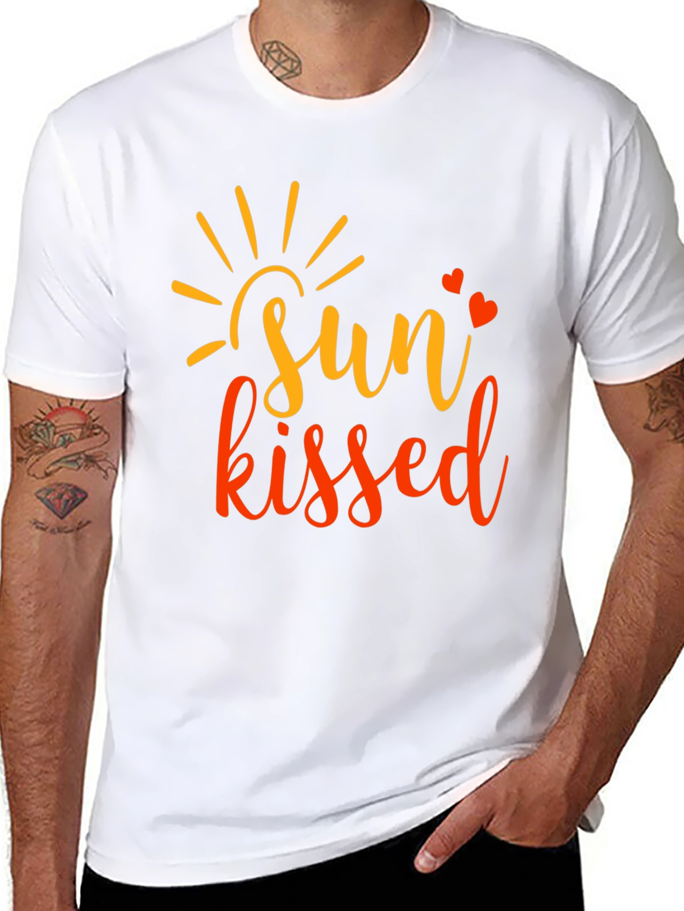 Sun Kissed Graphic Tee - Black
