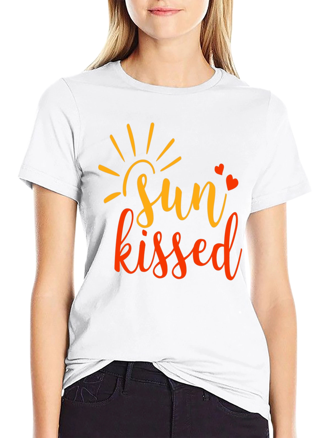 Sun Kissed Graphic Tee - Black