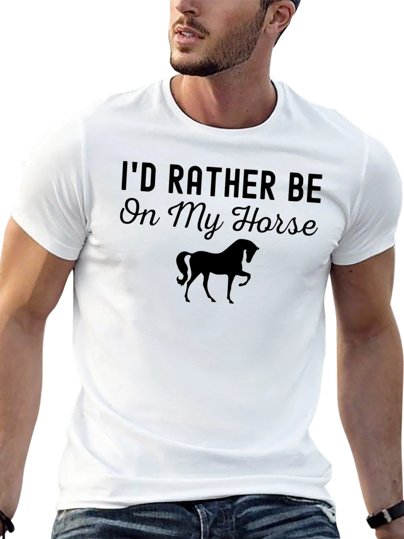 Id Rather Be On My Horse Graphic T-Shirt