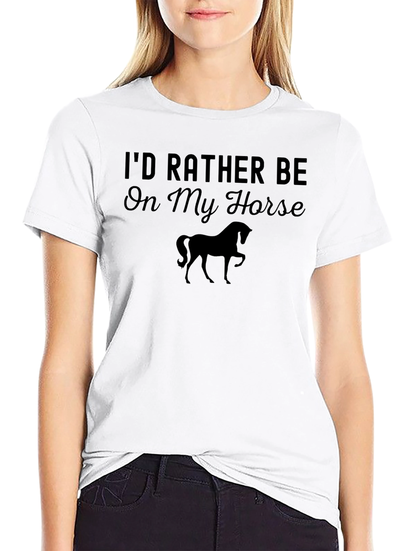 Id Rather Be On My Horse Graphic T-Shirt
