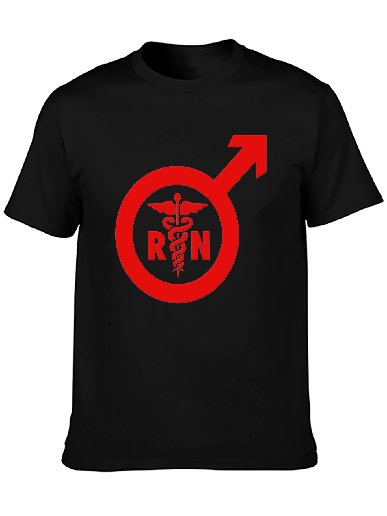 RN Symbol T-Shirt - Male Nurse Pride