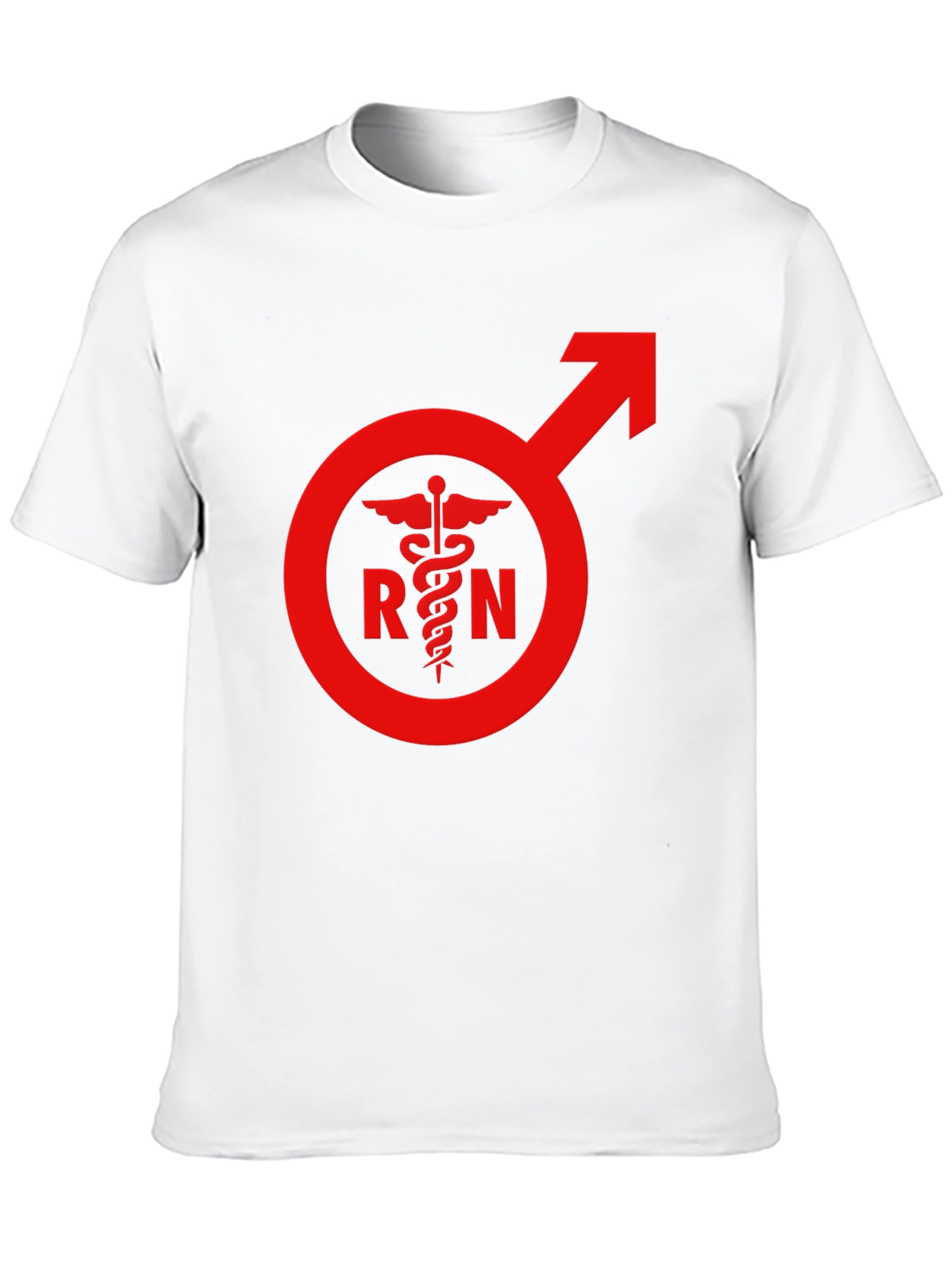 RN Symbol T-Shirt - Male Nurse Pride