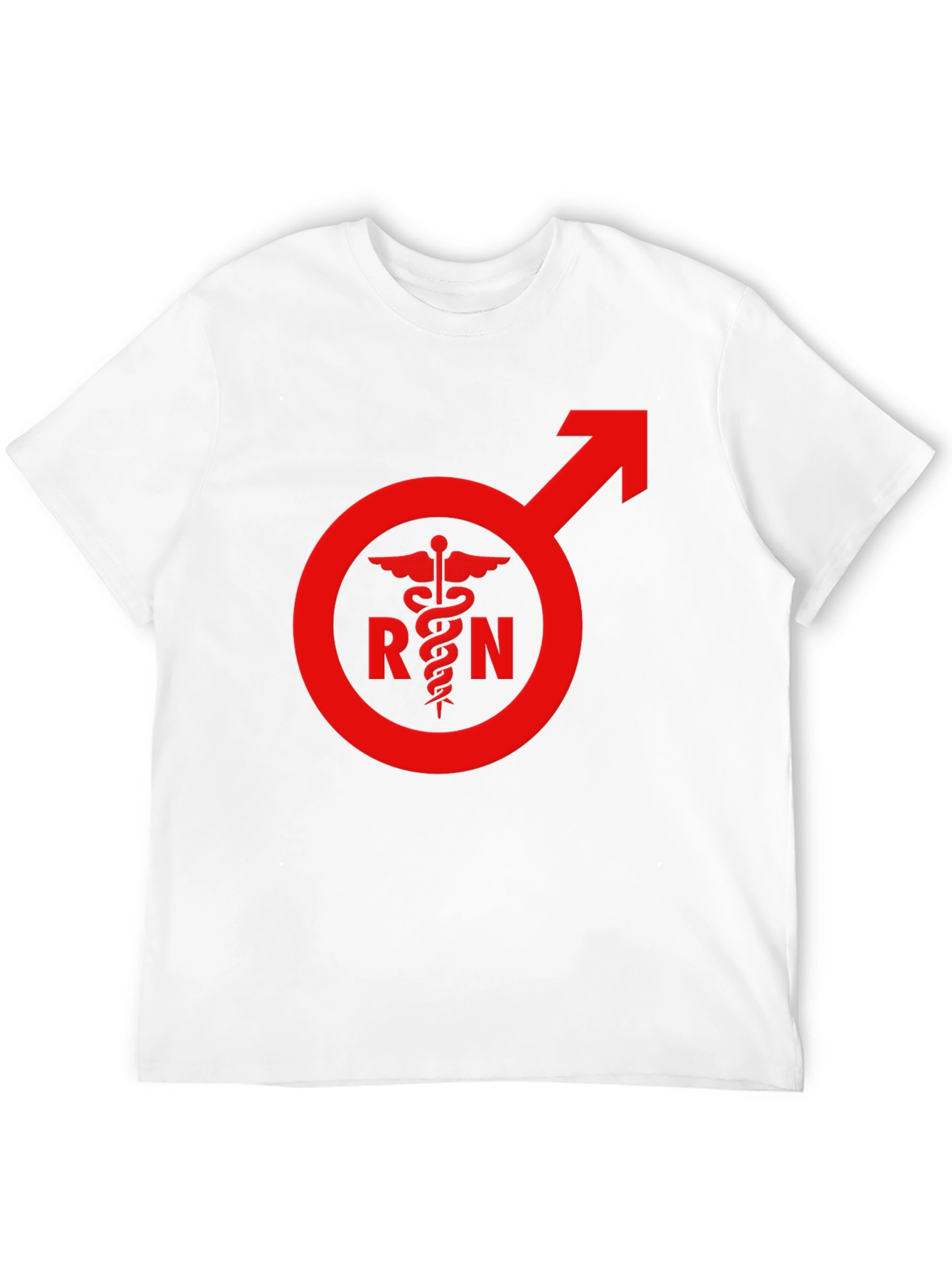 RN Symbol T-Shirt - Male Nurse Pride