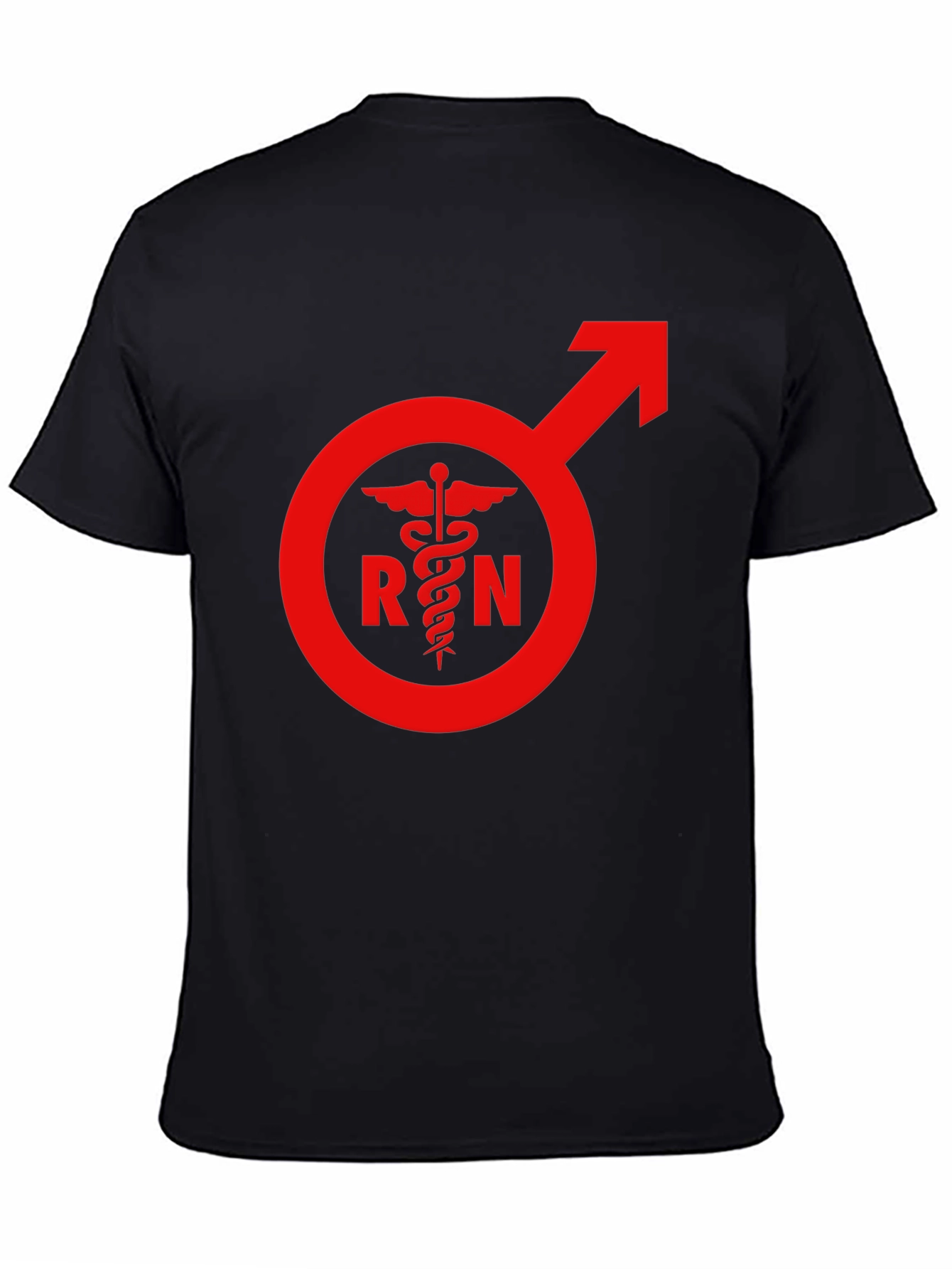 RN Symbol T-Shirt - Male Nurse Pride