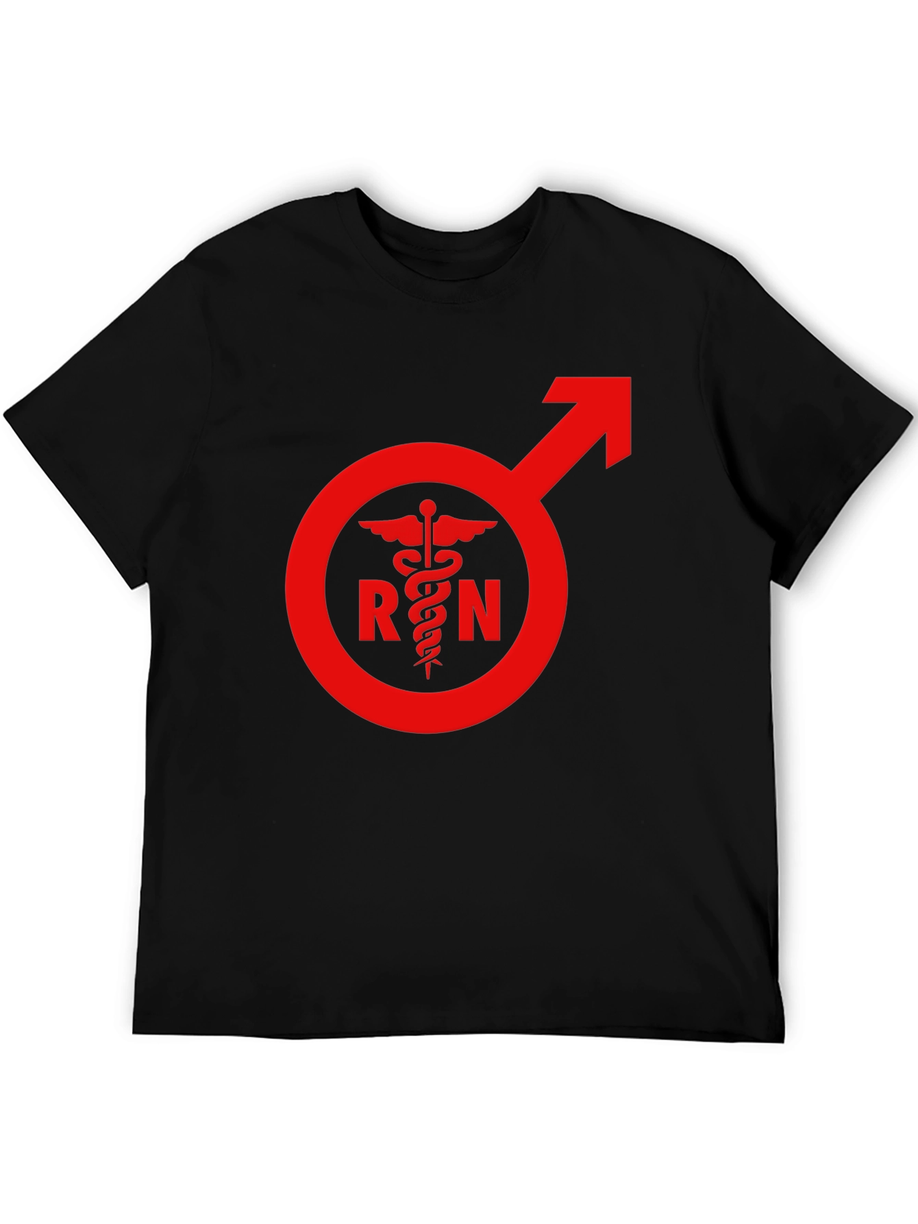 RN Symbol T-Shirt - Male Nurse Pride