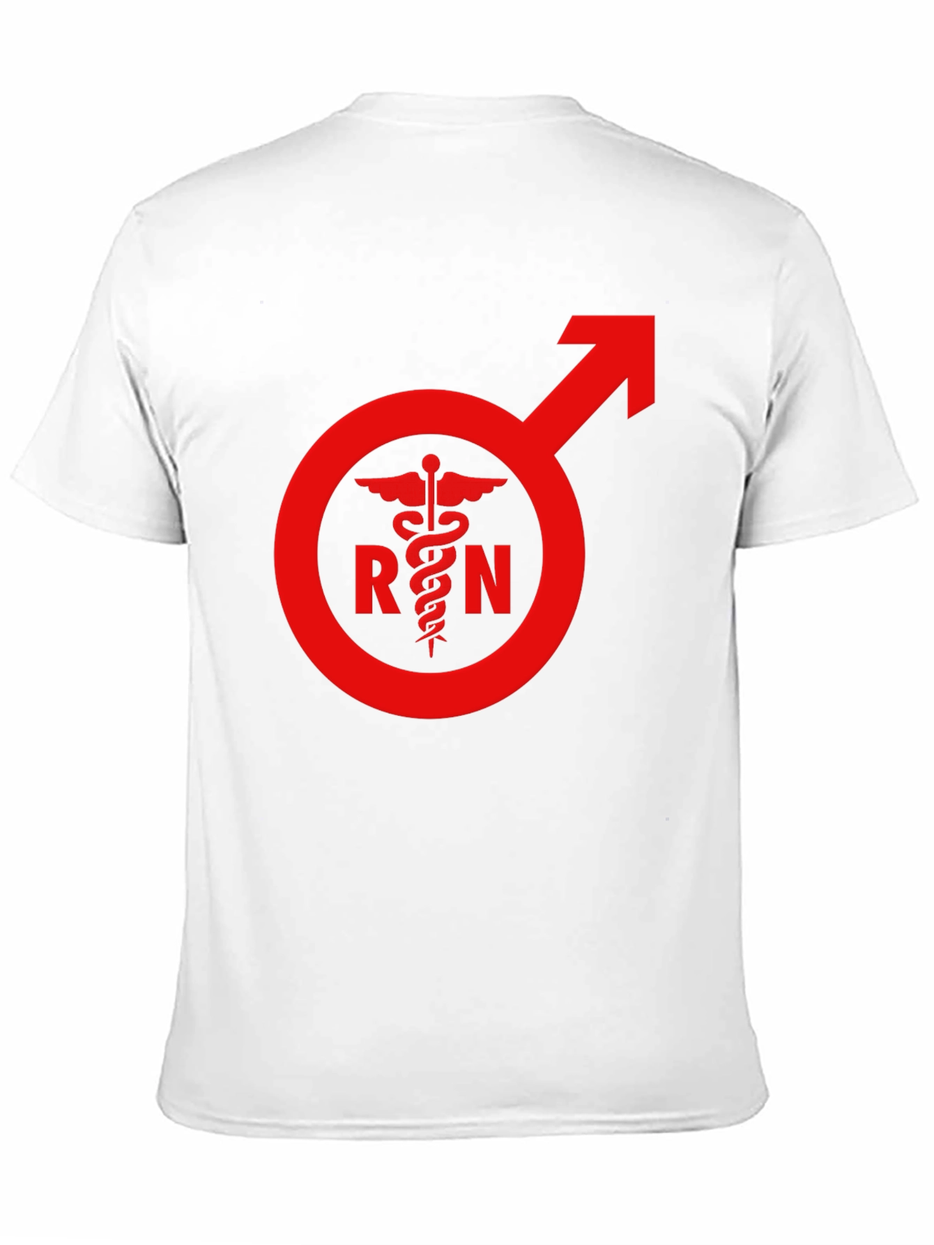 RN Symbol T-Shirt - Male Nurse Pride