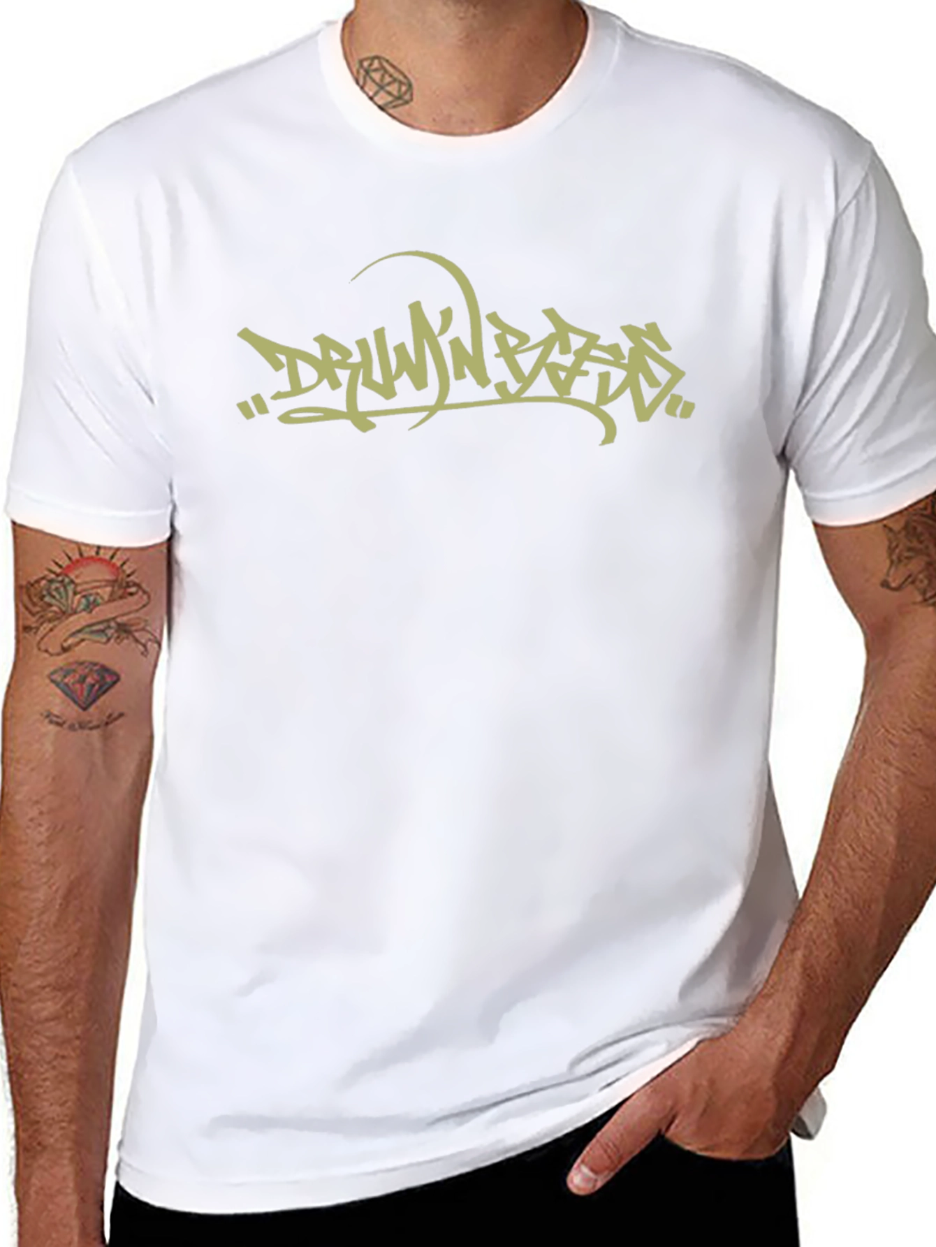 Drums n Bass Graphic Tee - Black
