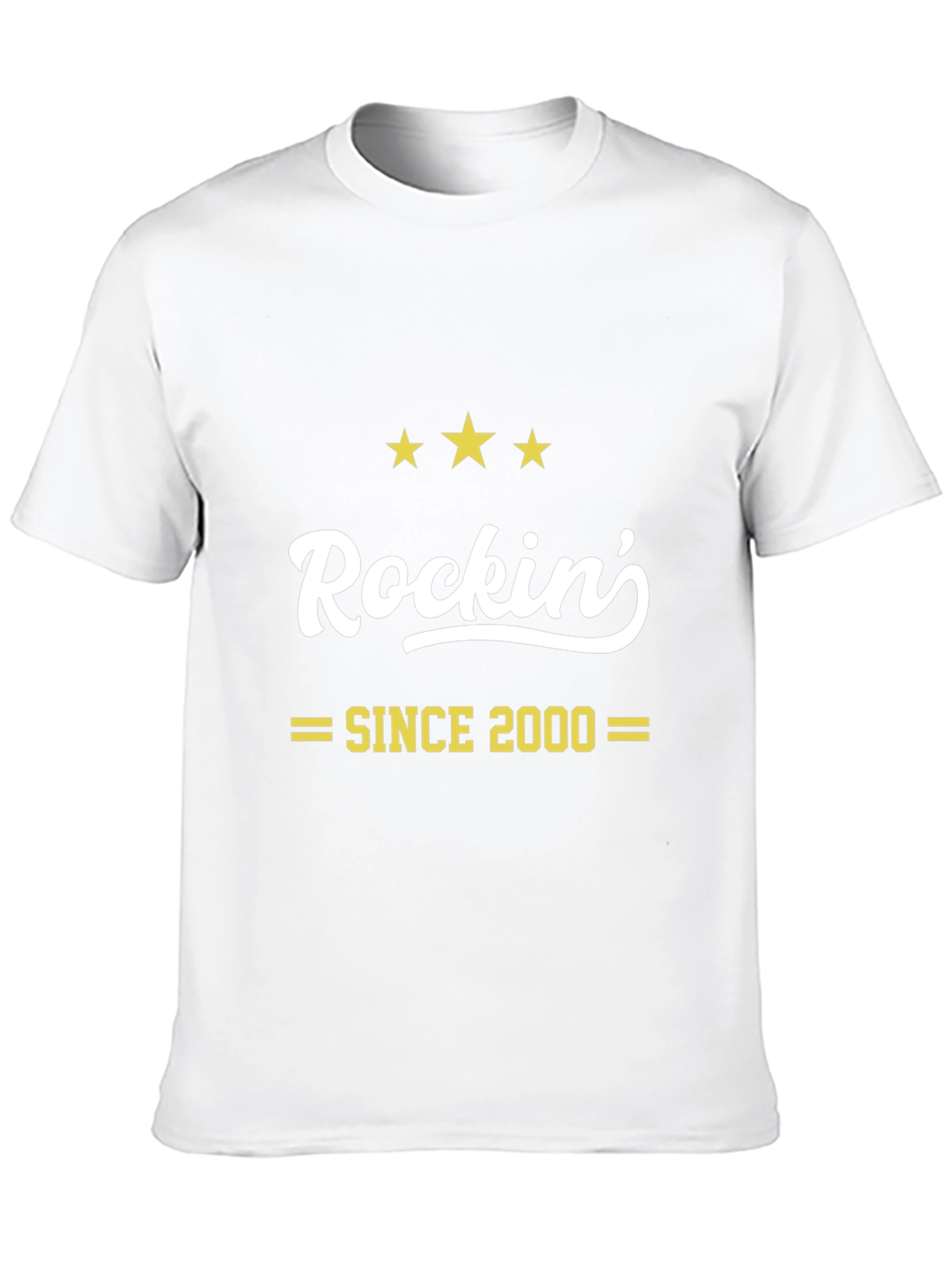 Rockin Since 2000 Black Graphic Tee