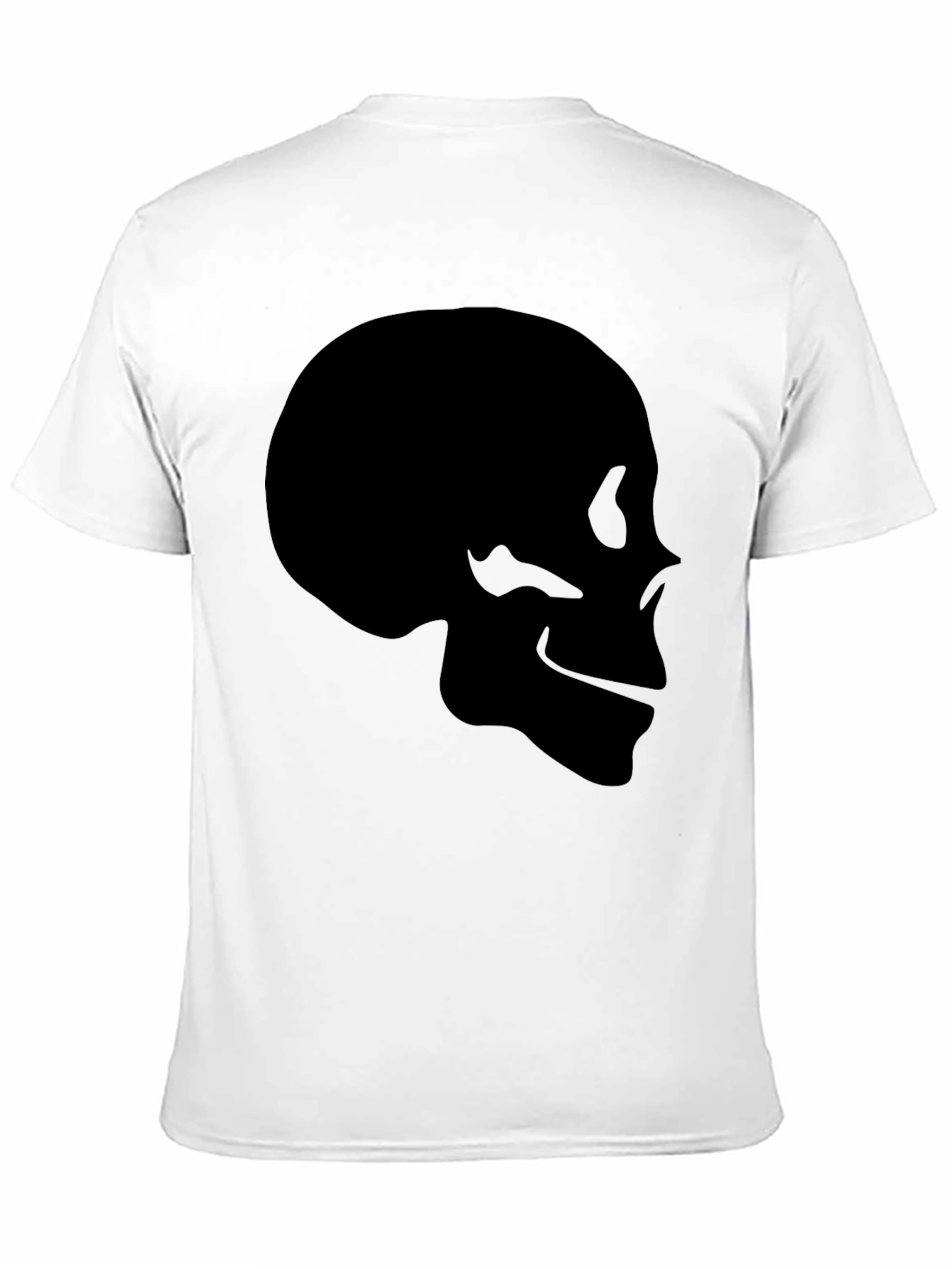 Skull Graphic Black T-Shirt - Mens Casual Tee