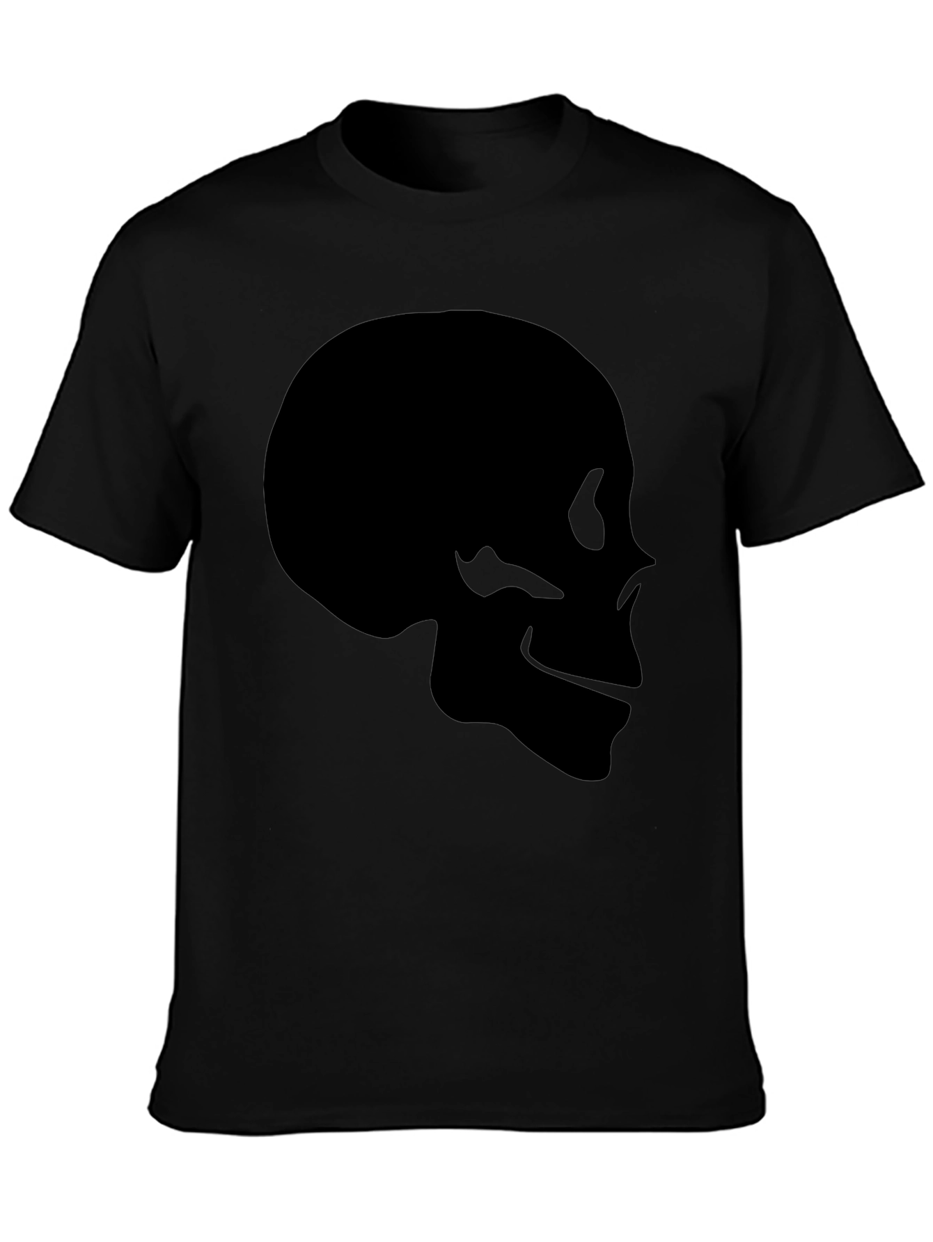 Skull Graphic Black T-Shirt - Mens Casual Tee