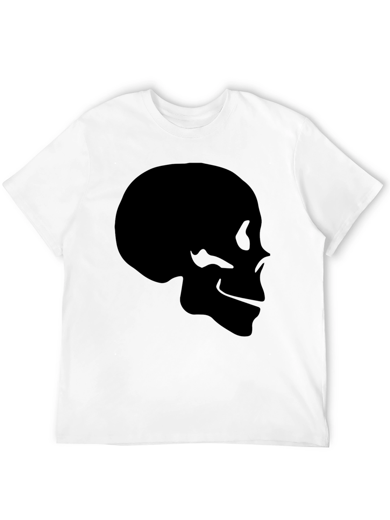 Skull Graphic Black T-Shirt - Mens Casual Tee
