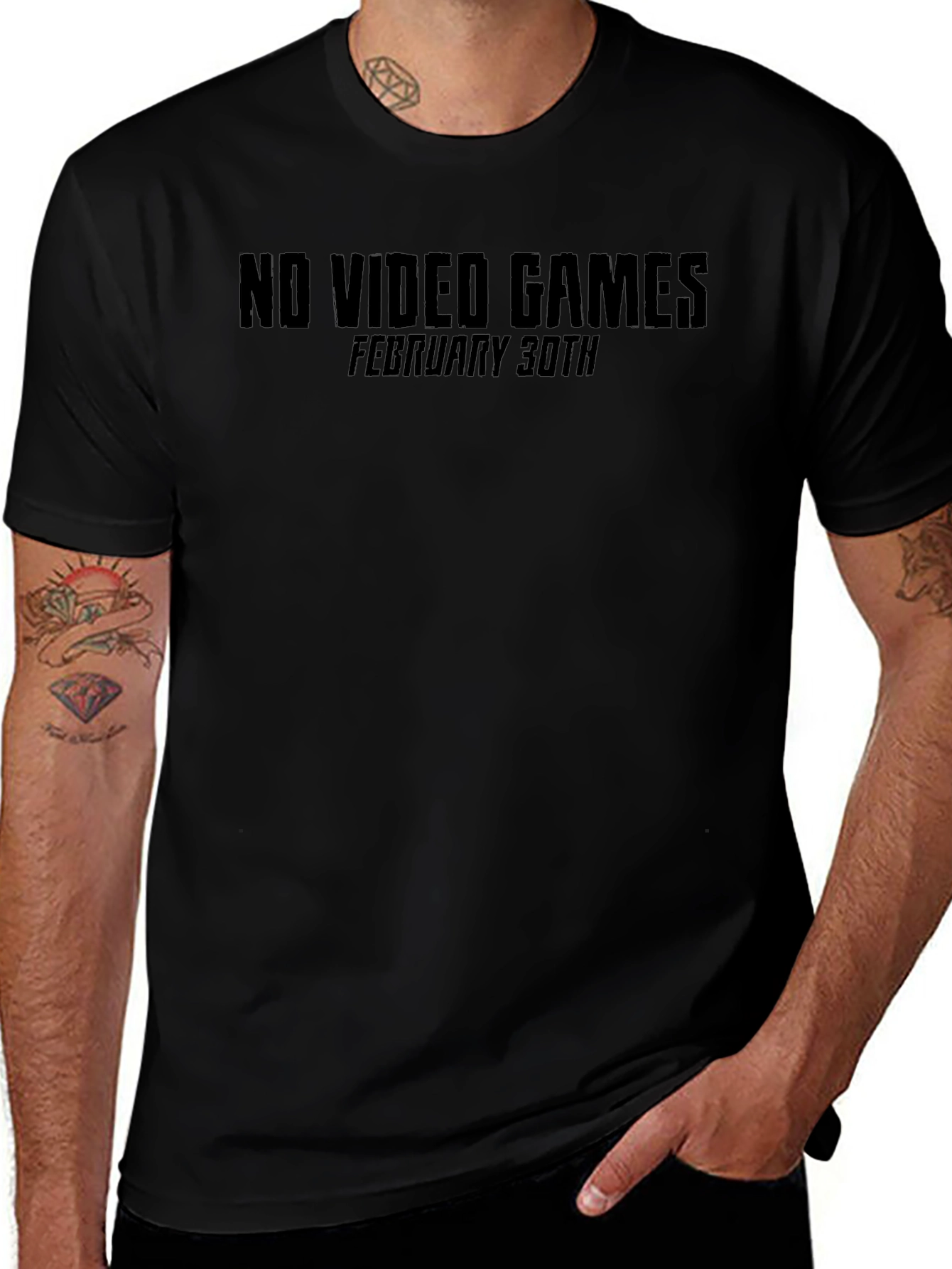 No Video Games February 30th T-Shirt