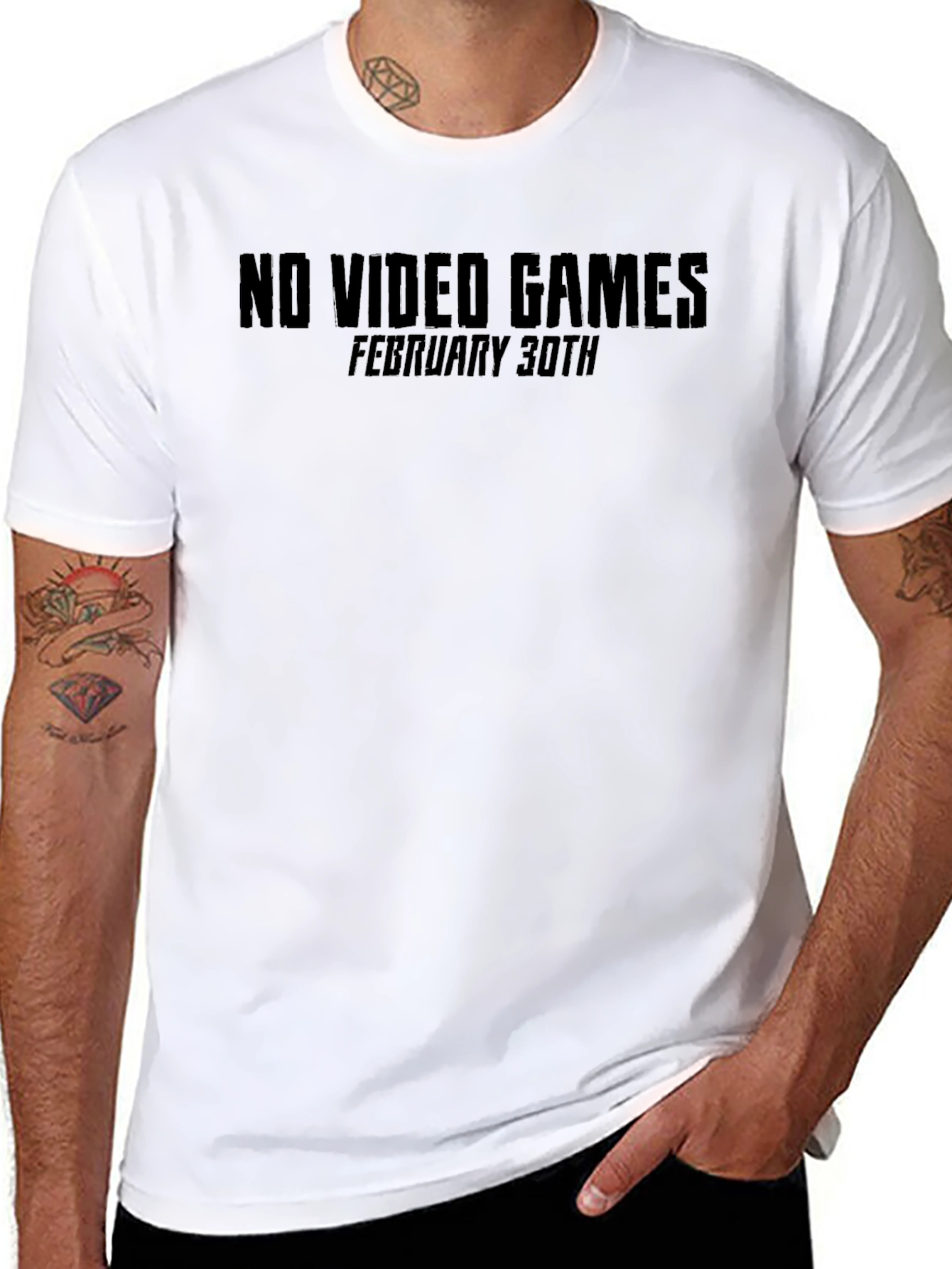 No Video Games February 30th T-Shirt