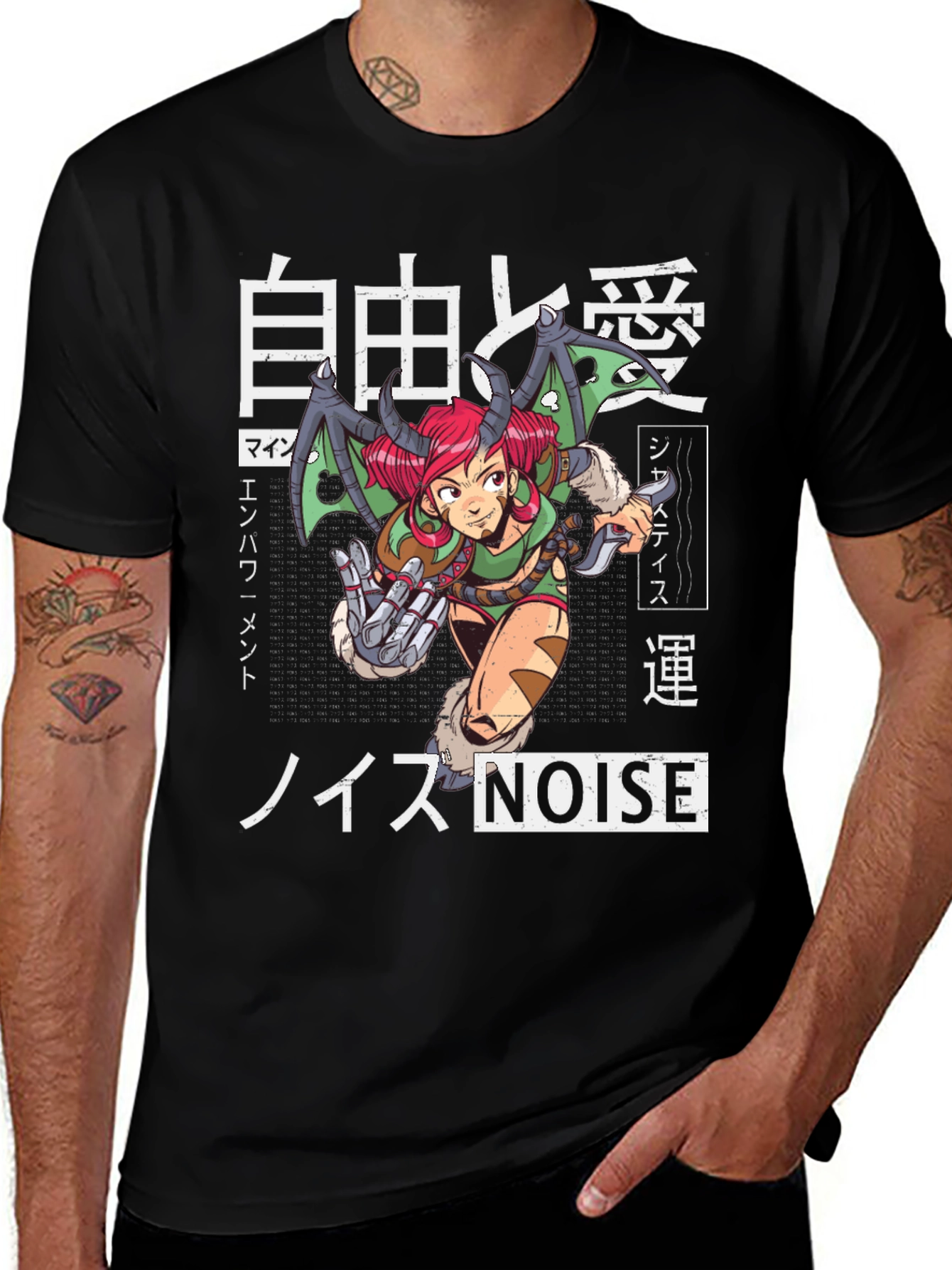 Anime Style Graphic T-Shirt