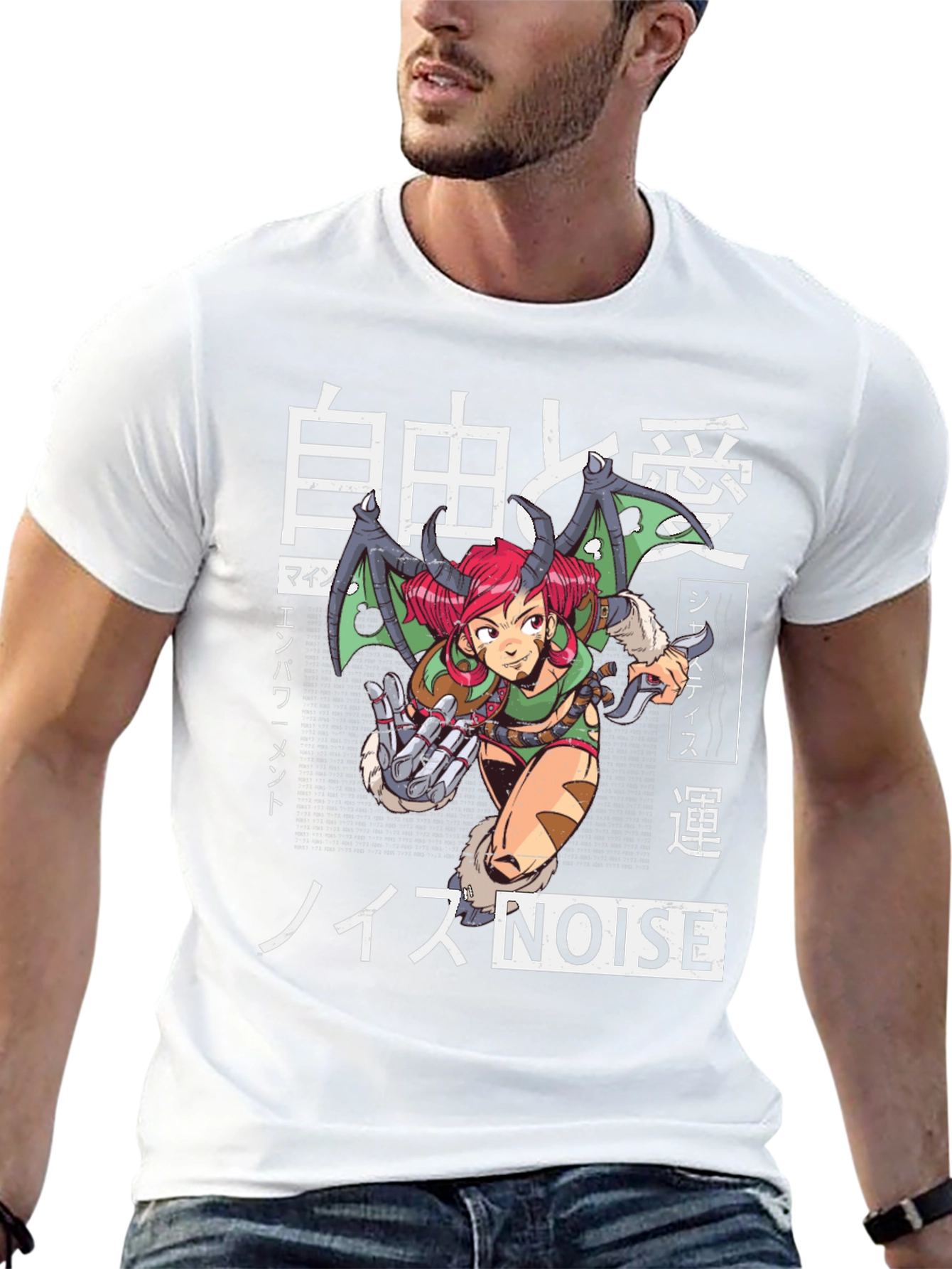 Anime Style Graphic T-Shirt