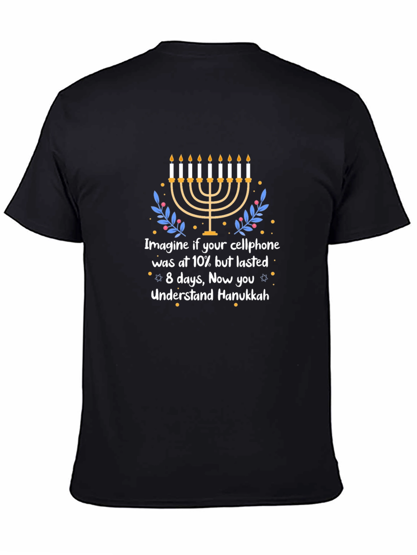 Hanukkah Cellphone Humor T-Shirt
