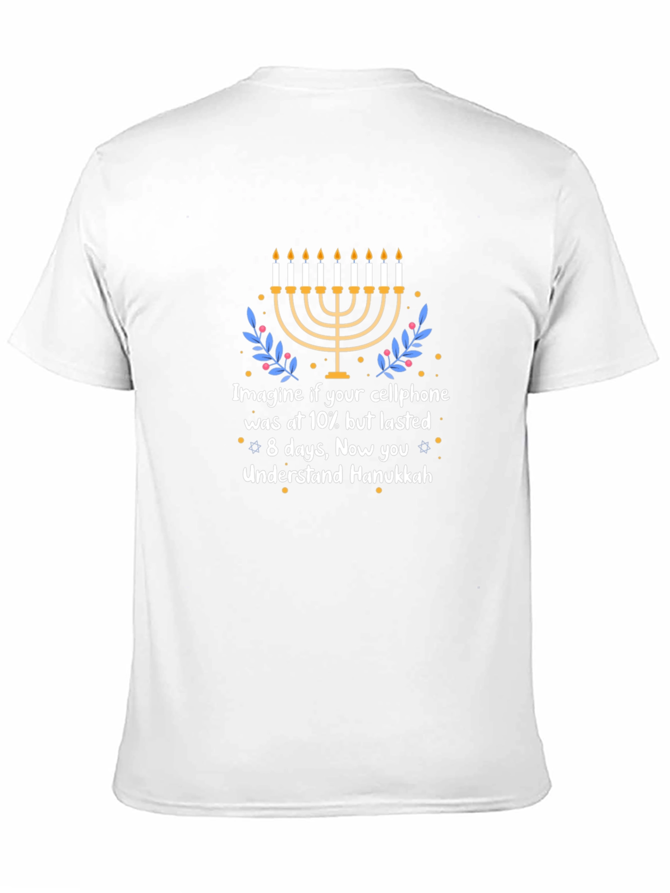 Hanukkah Cellphone Humor T-Shirt