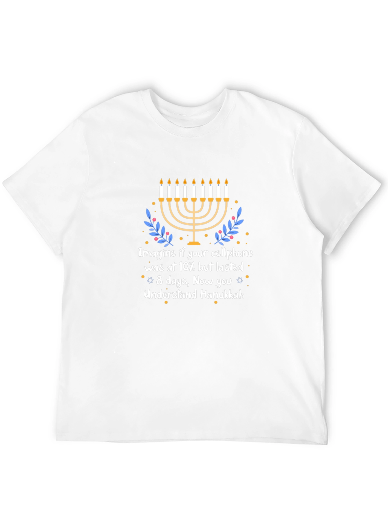 Hanukkah Cellphone Humor T-Shirt
