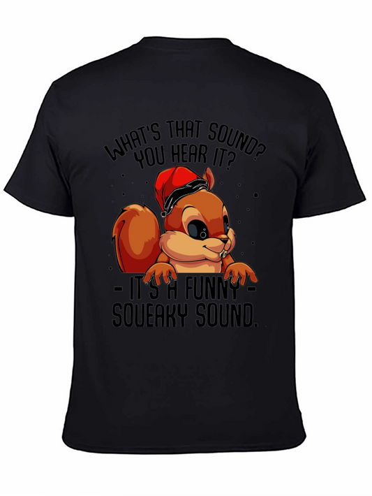 Funny Squeaky Sound Squirrel Graphic T-Shirt