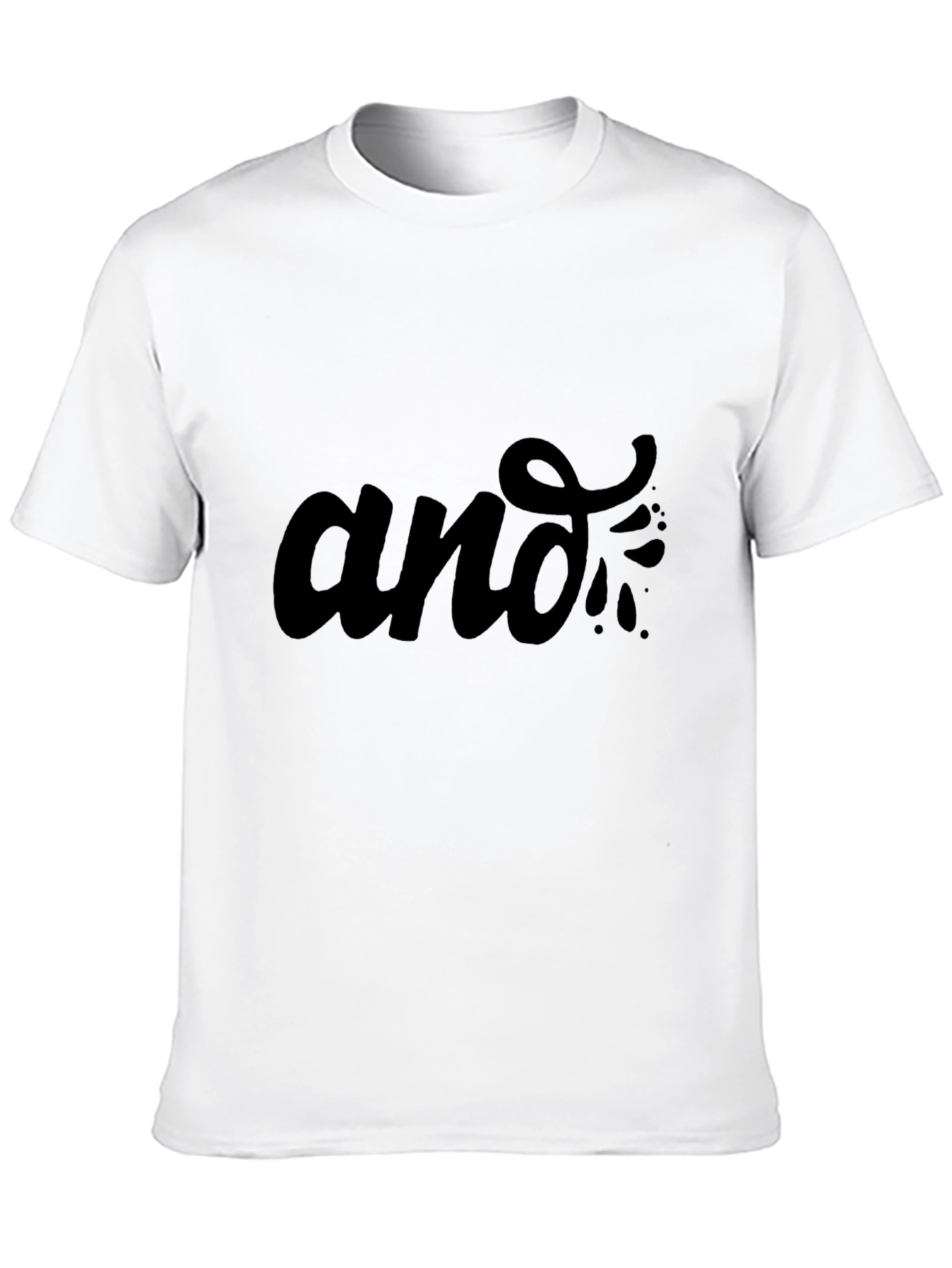 Stylish Black T-Shirt with and Graphic Print