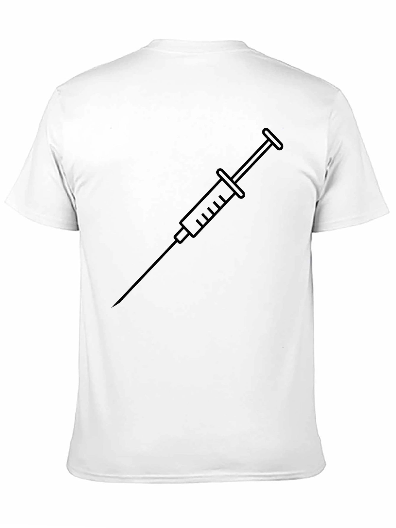Black Syringe Graphic T-Shirt - Modern & Edgy Tee