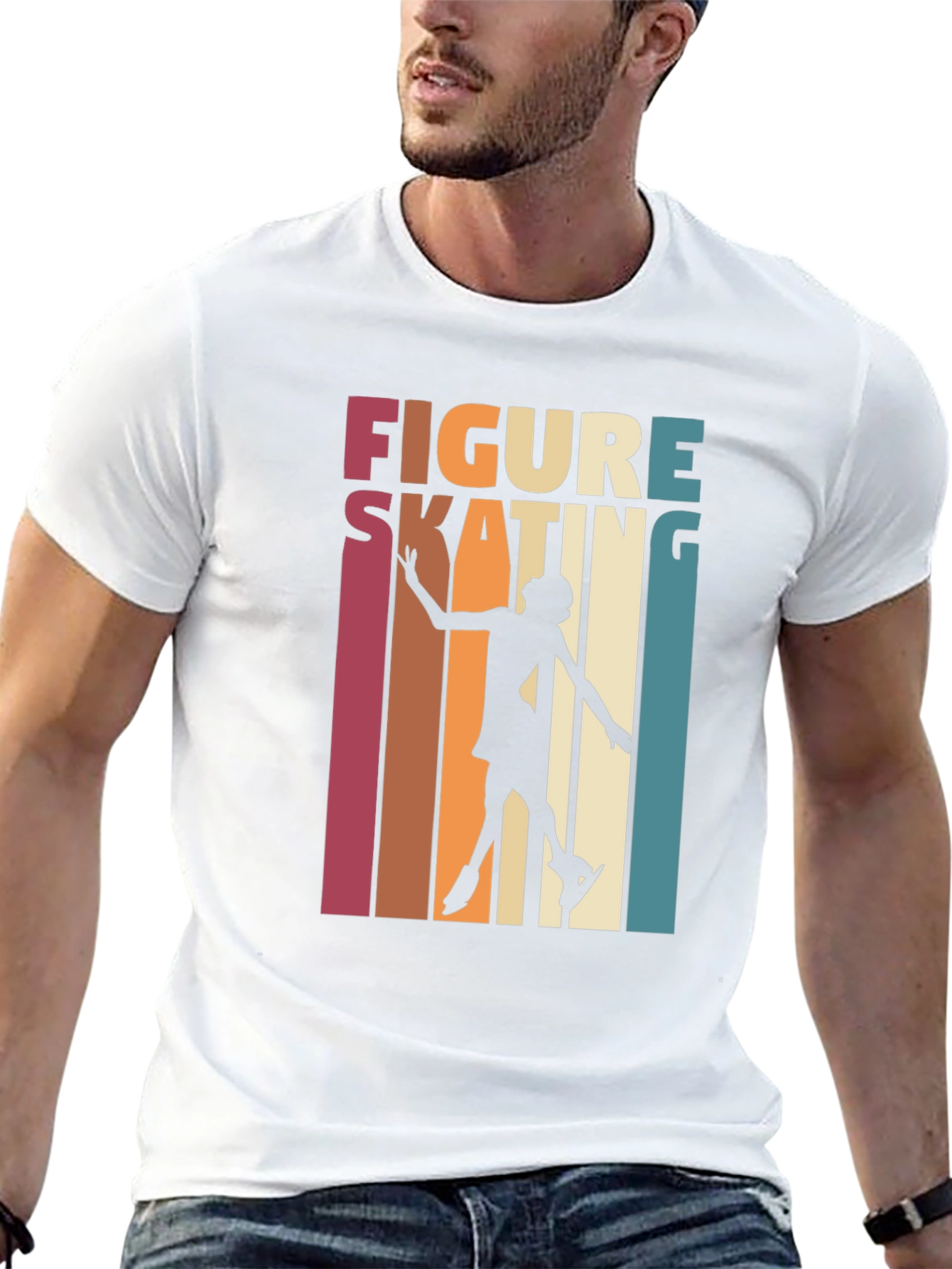 Figure Skating Retro Graphic Tee