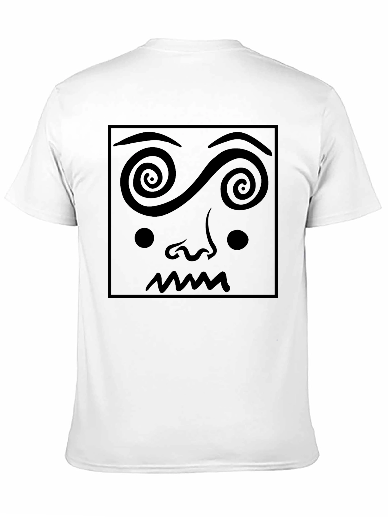Hypnotic Face Graphic T-Shirt - Unique Design