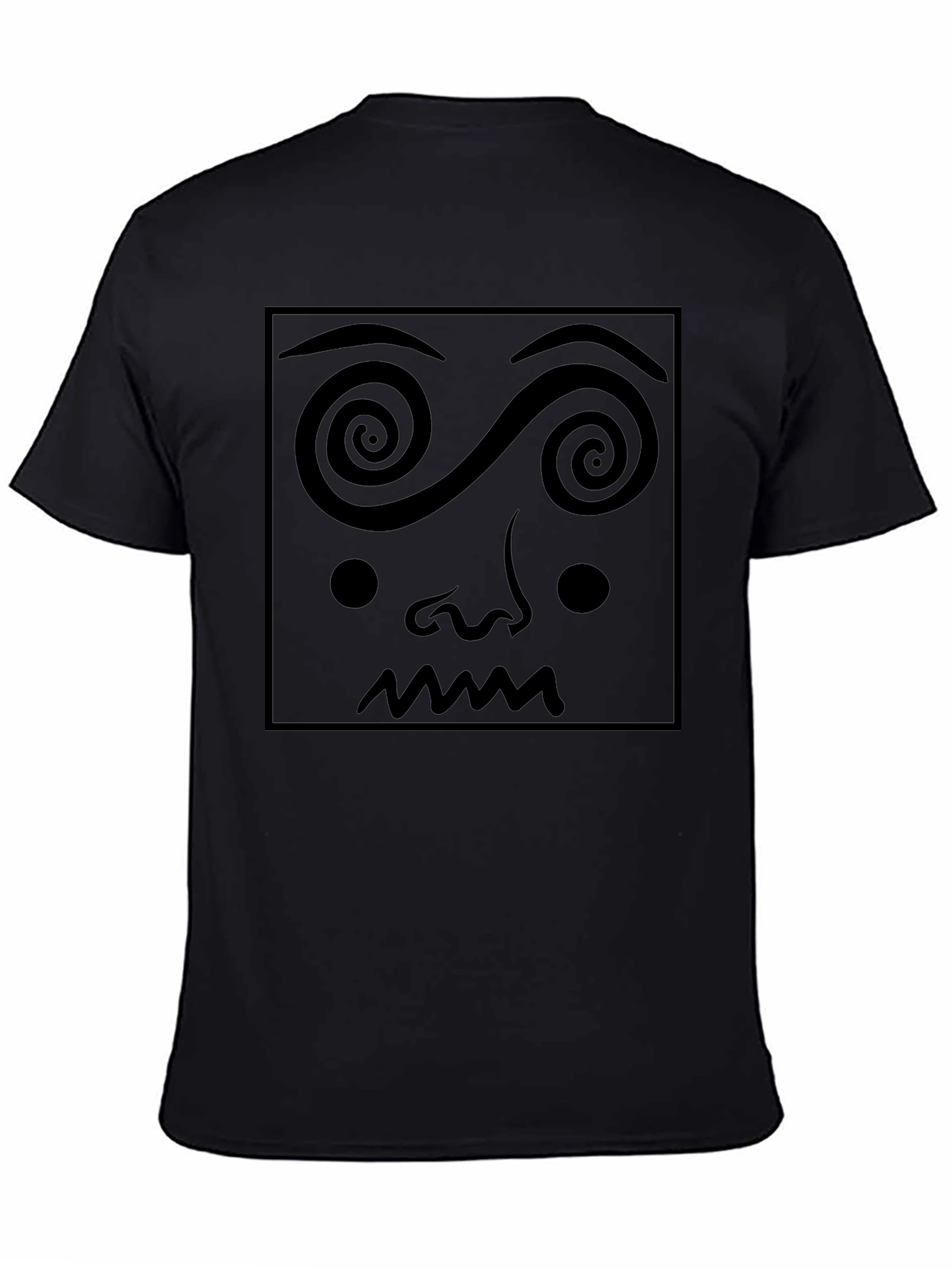 Hypnotic Face Graphic T-Shirt - Unique Design