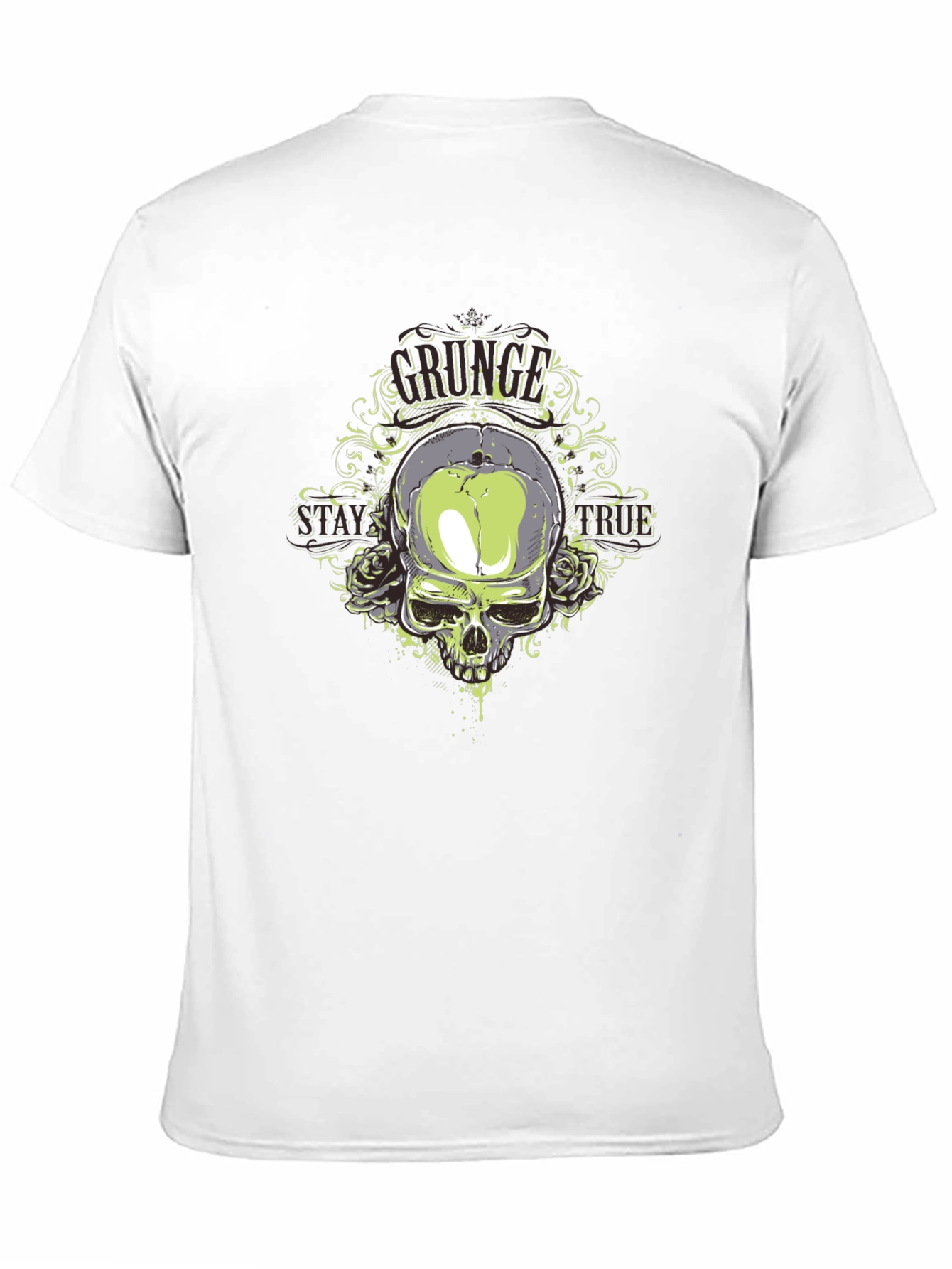 Skull & Roses Graphic T-Shirt - Mens