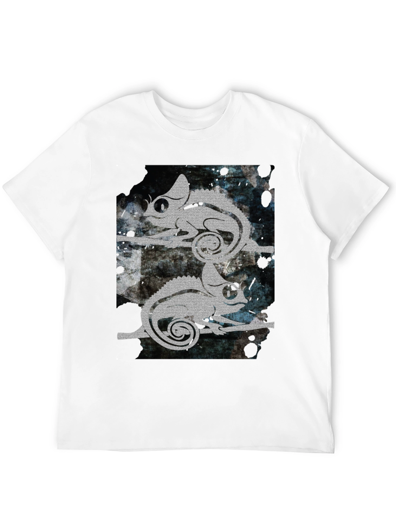 Chameleon Graphic Print T-Shirt