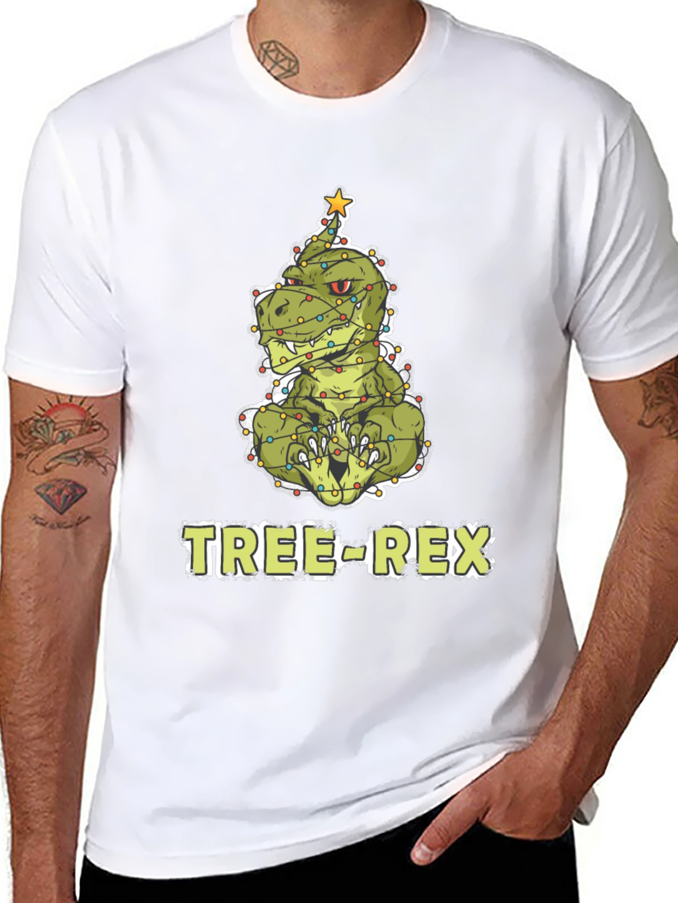 Tree-Rex Christmas T-Shirt