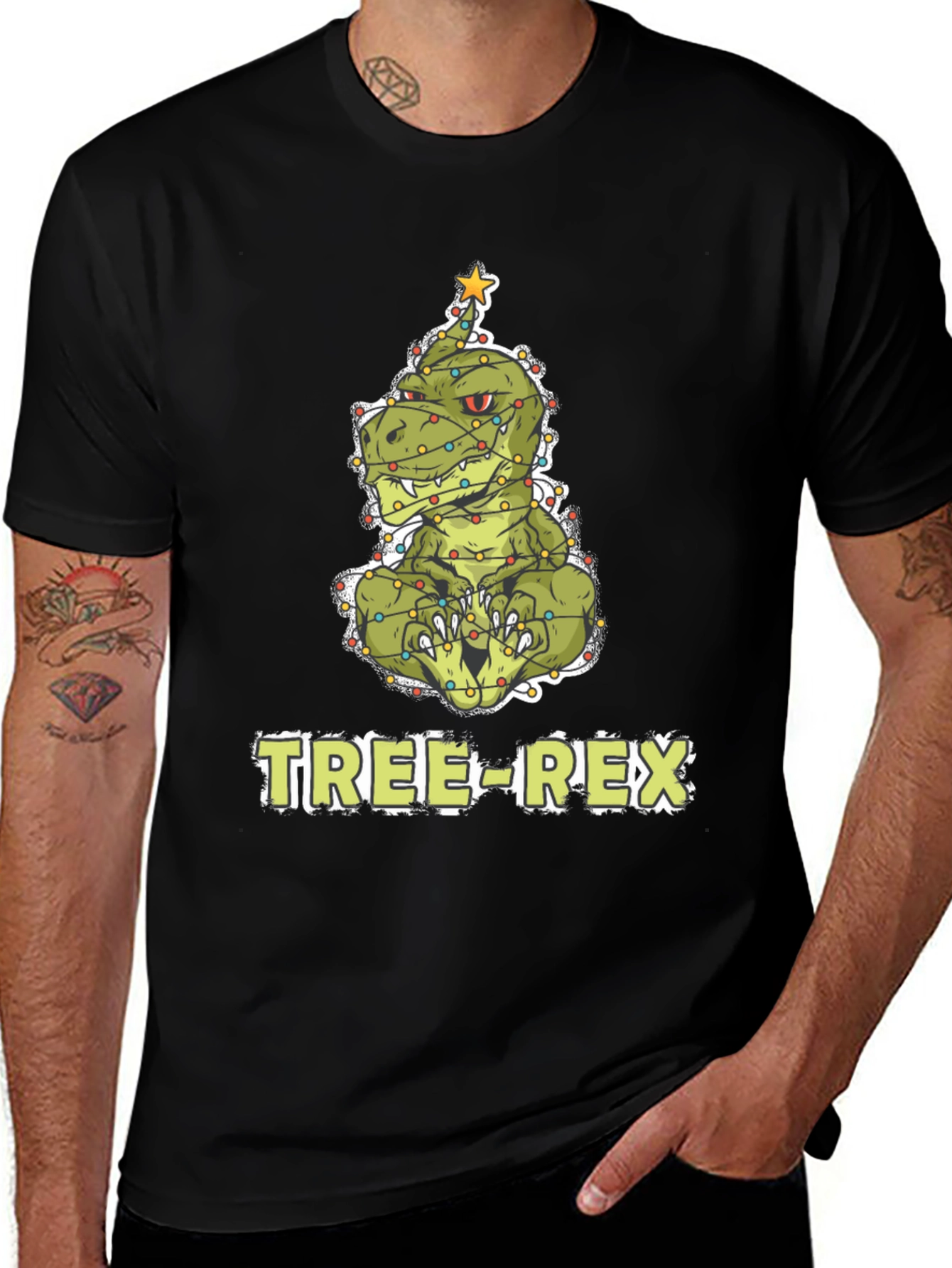 Tree-Rex Christmas T-Shirt