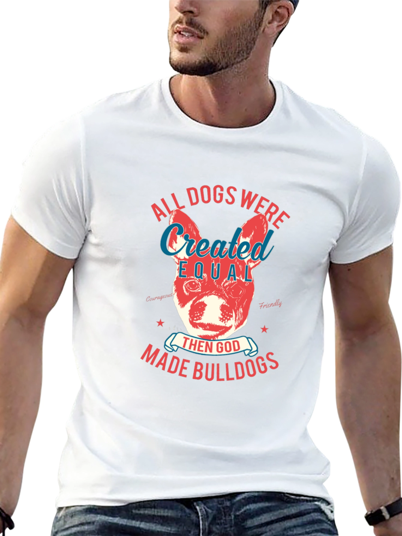 Bulldog T-Shirt: All Dogs Were Created Equal
